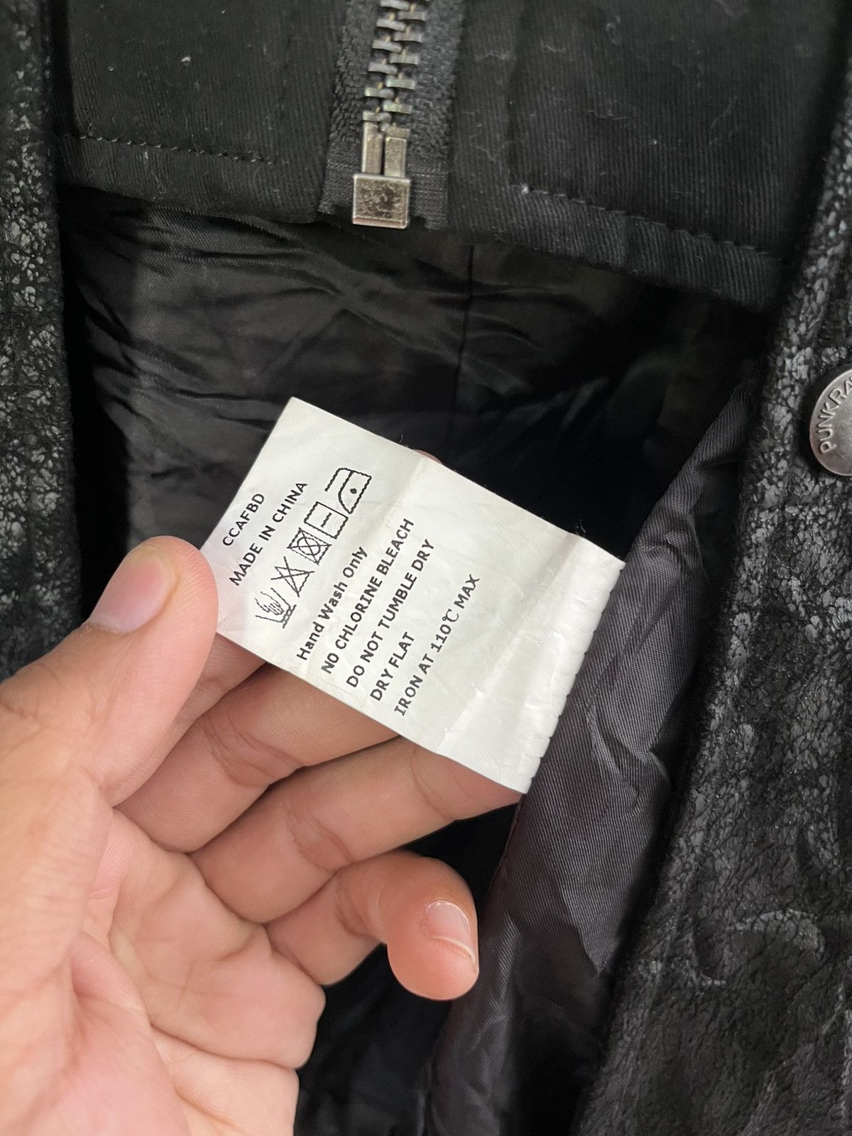 Japanese Brand Crazy Punk rave lace up bondage vkei waxed jacket Size US M / EU 48-50 / 2 - 13 Thumbnail