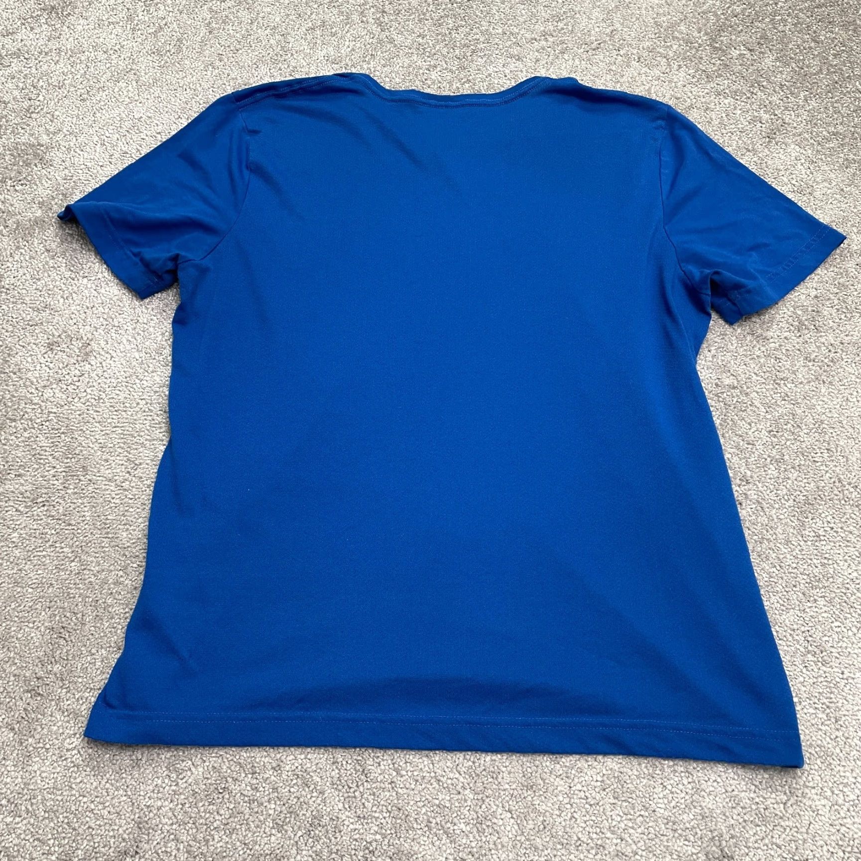 Puma Puma Dri-Fit Active T-Shirt Mens L Blue V-Neck Short Sleeve Athletic Tee Size US L / EU 52-54 / 3 - 2 Thumbnail