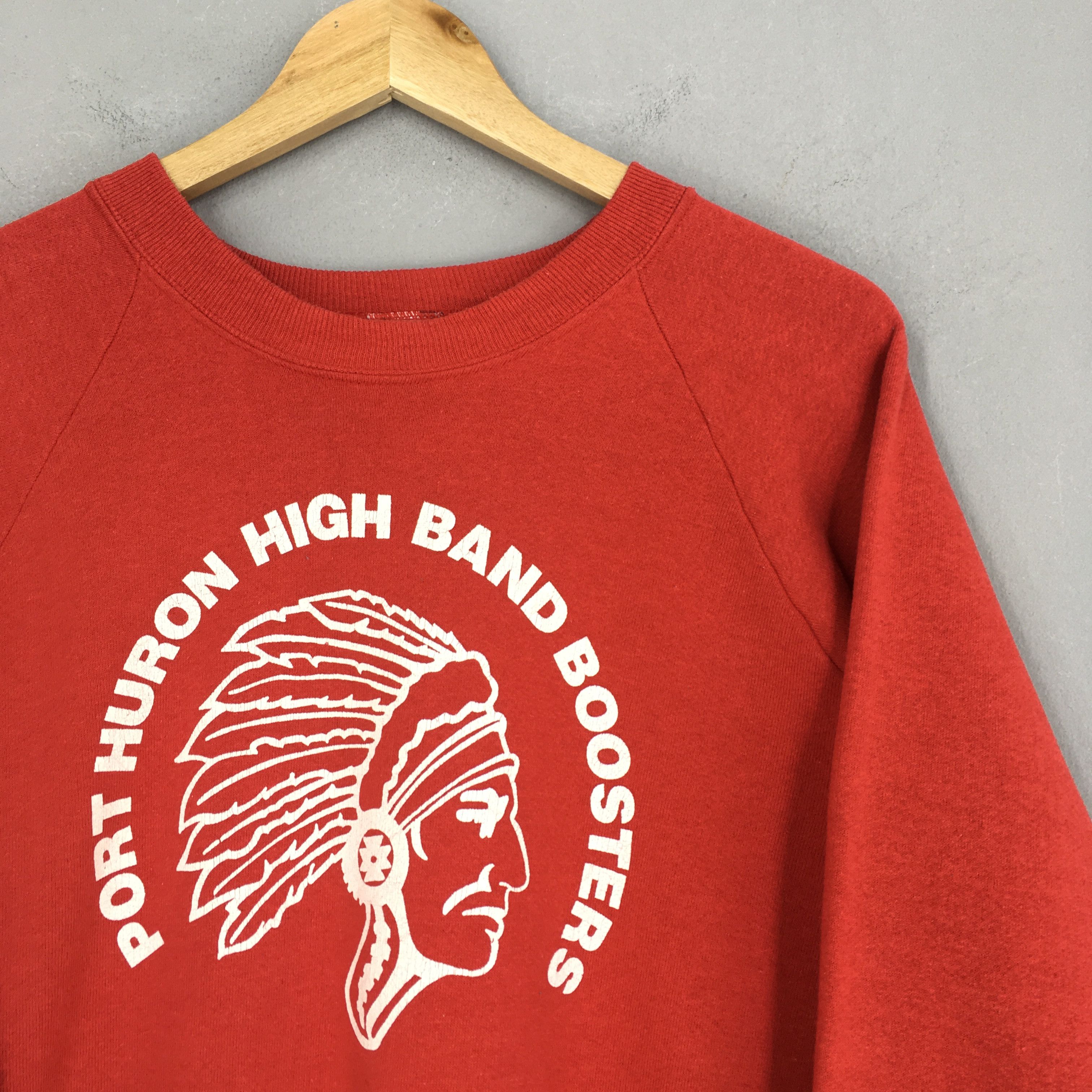 NCAA Vintage Port Huron High Band Booster Sweatshirt XLarge Size US XL / EU 56 / 4 - 2 Thumbnail