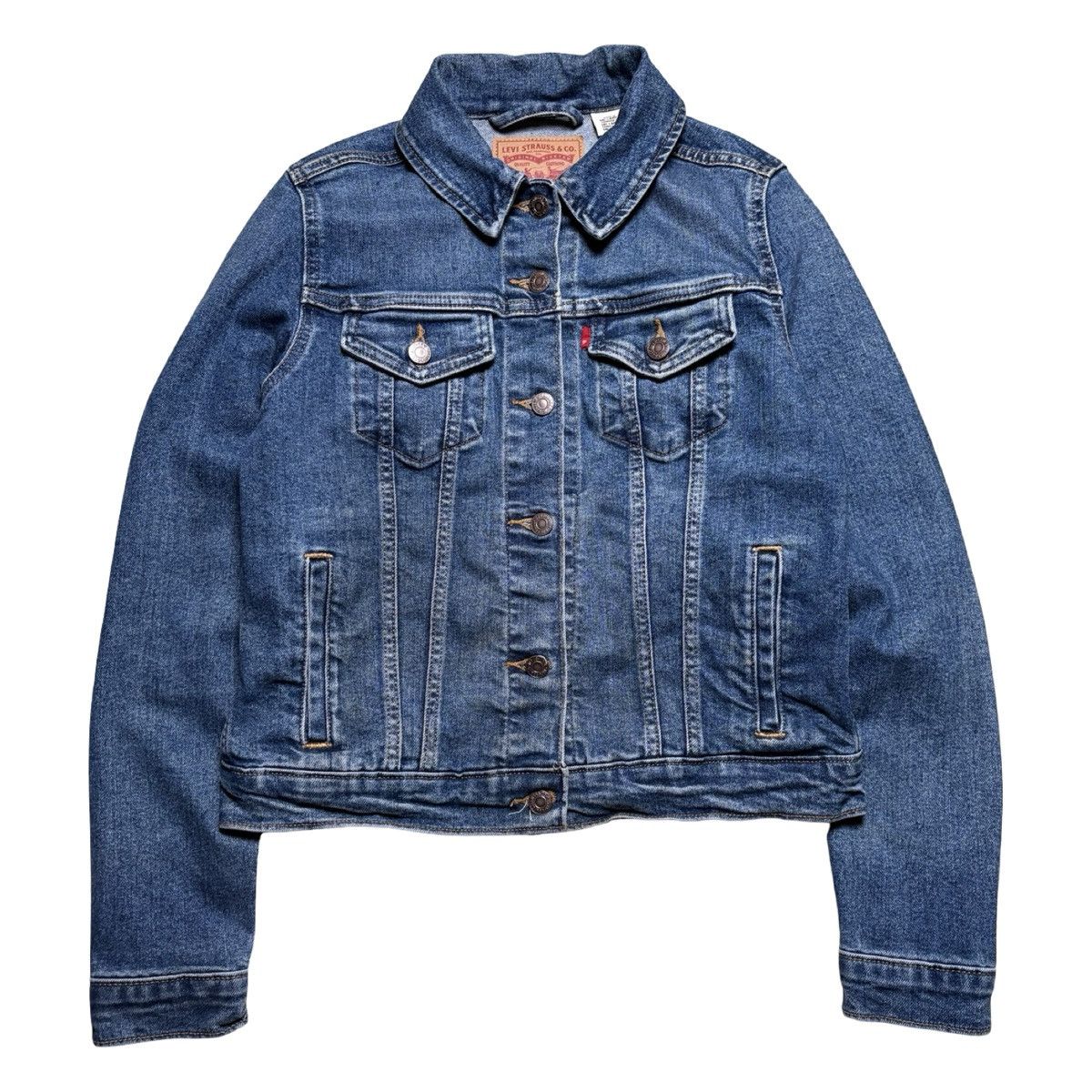 Levi's Levi's Women's Denim Original Trucker Jacket Size Medium Size M / US 6-8 / IT 42-44 - 1 Thumbnail