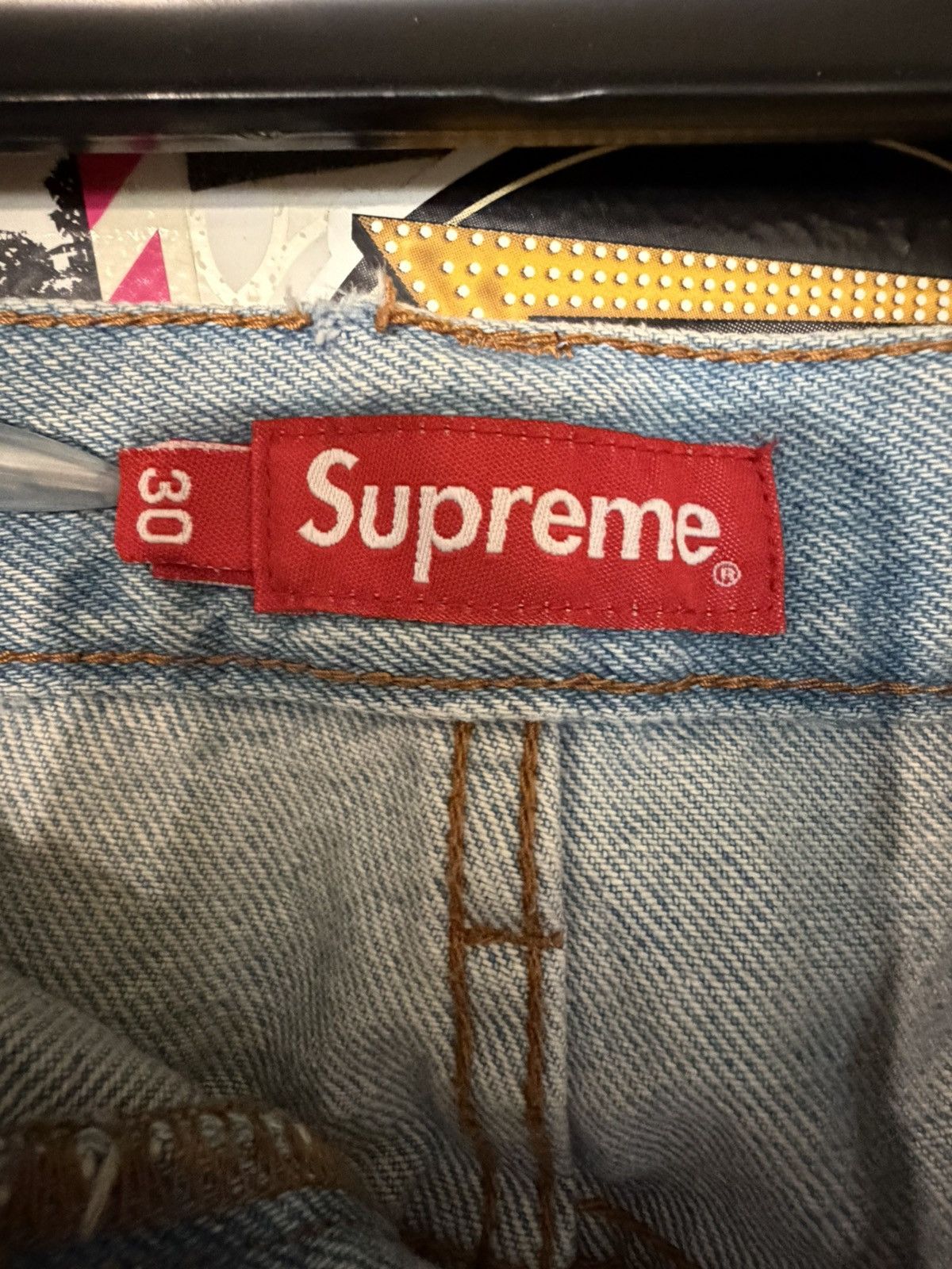 Supreme × Thrasher Supreme Thrasher Regular Jean Size US 30 / EU 46 - 6 Thumbnail