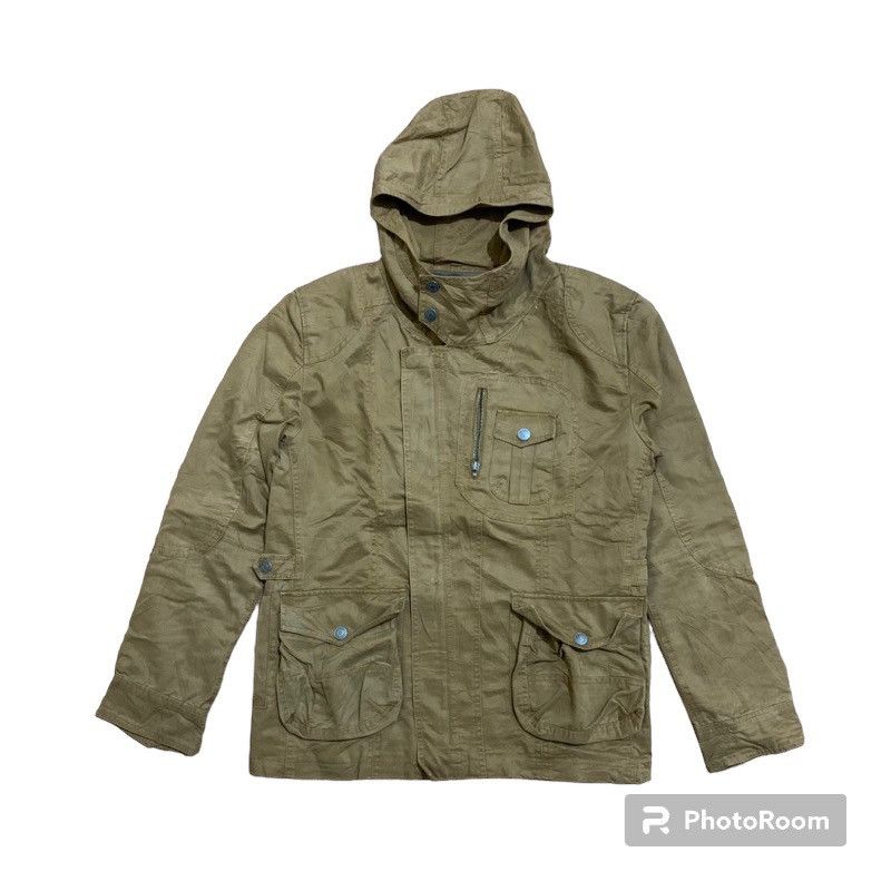 In the attic parka jacket canvas retro pink Y2k