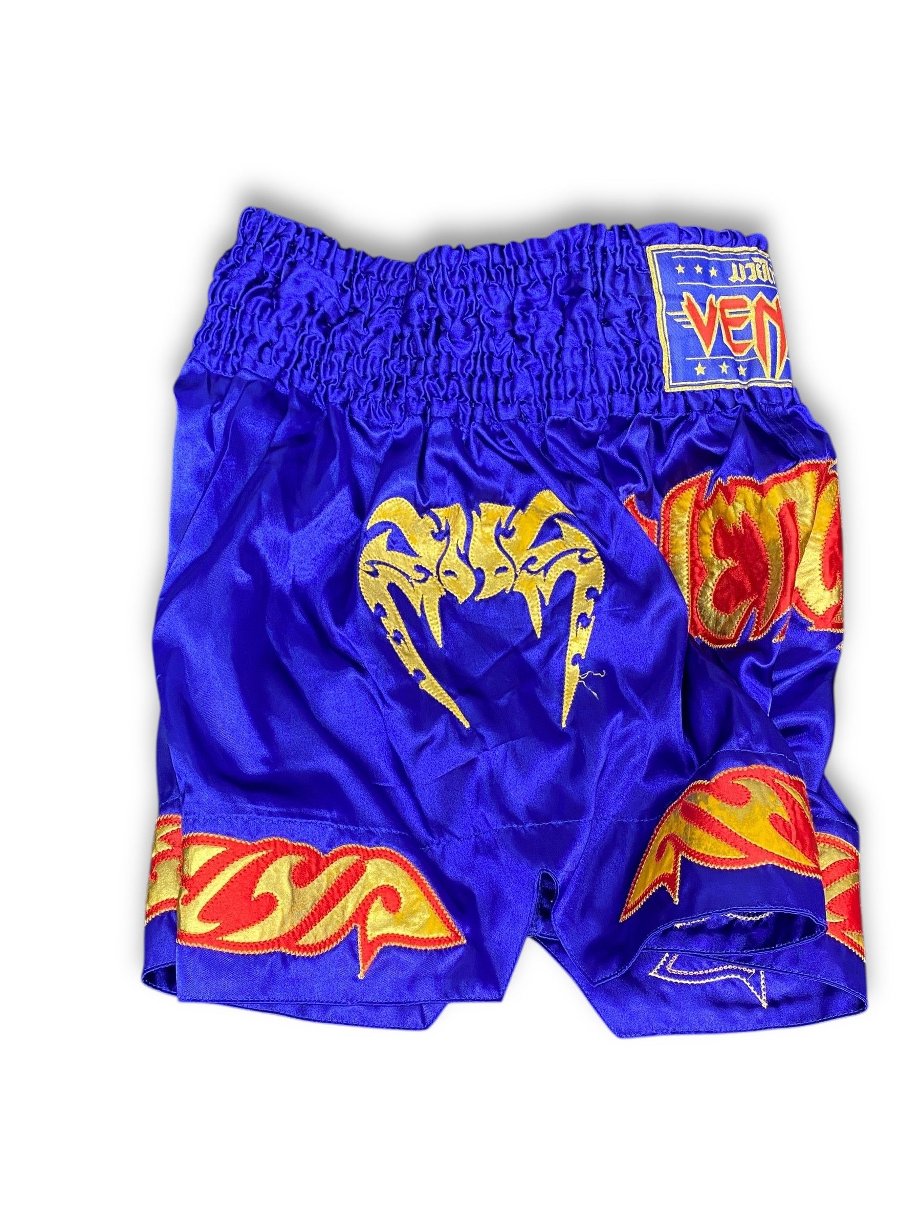 Other 🔥 Y2K VENUM VINTAGE MUAI THAI MMA SATIN HYPE SHORTS Size US 32 / EU 48 - 6 Thumbnail