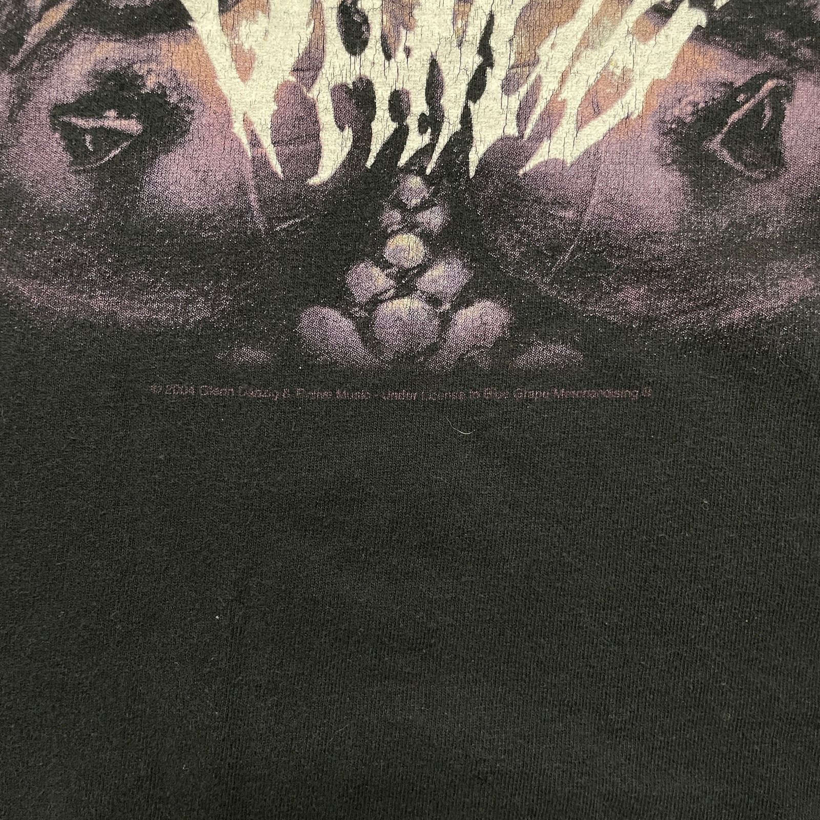 Gildan VTG Y2K 2004 Danzig Circle of Snakes Black Graphic T-Shirt M Size US M / EU 48-50 / 2 - 3 Thumbnail