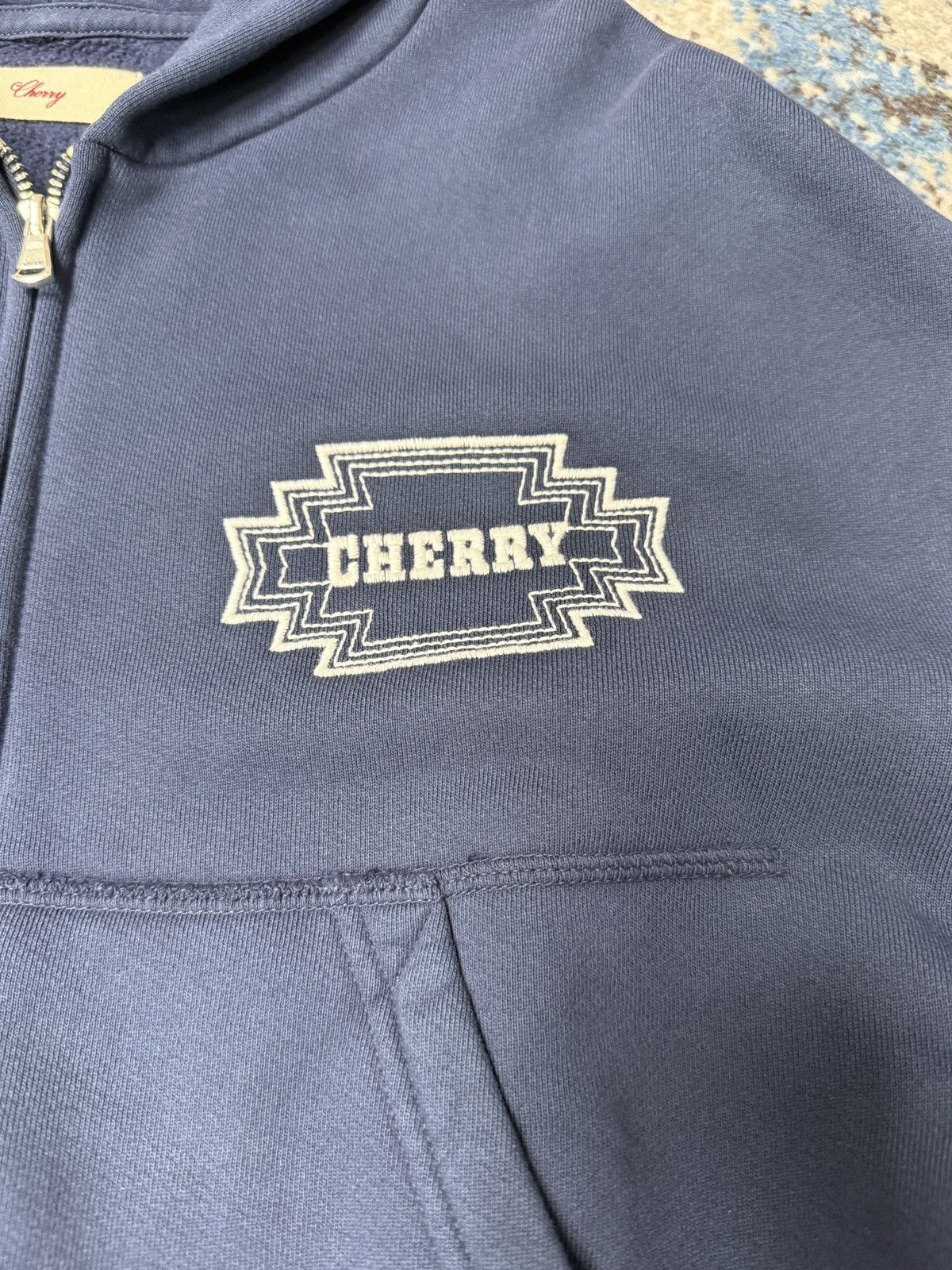 Cherry LA Cherry LA hoodie navy blue logo chest Size US XS / EU 42 / 0 - 6 Thumbnail