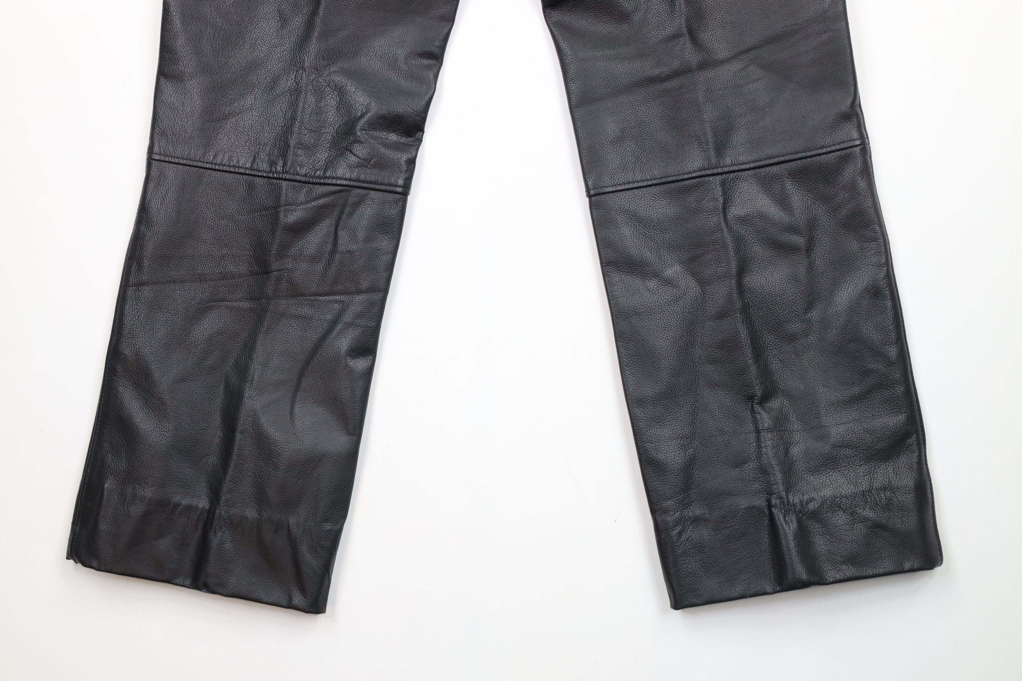 Vintage Vintage 90s Streetwear Motorcycle Riding Pants Black USA Size US 34 / EU 50 - 11 Thumbnail