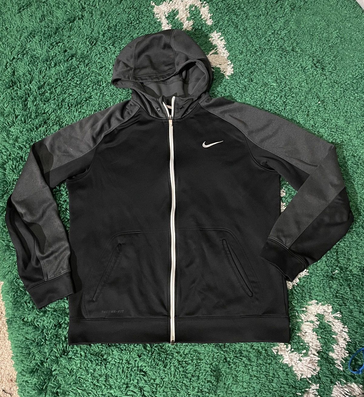 Nike Elite Zip Basketball Hoodie Large Black Activewear Jacket Size US L / EU 52-54 / 3 - 1 Thumbnail