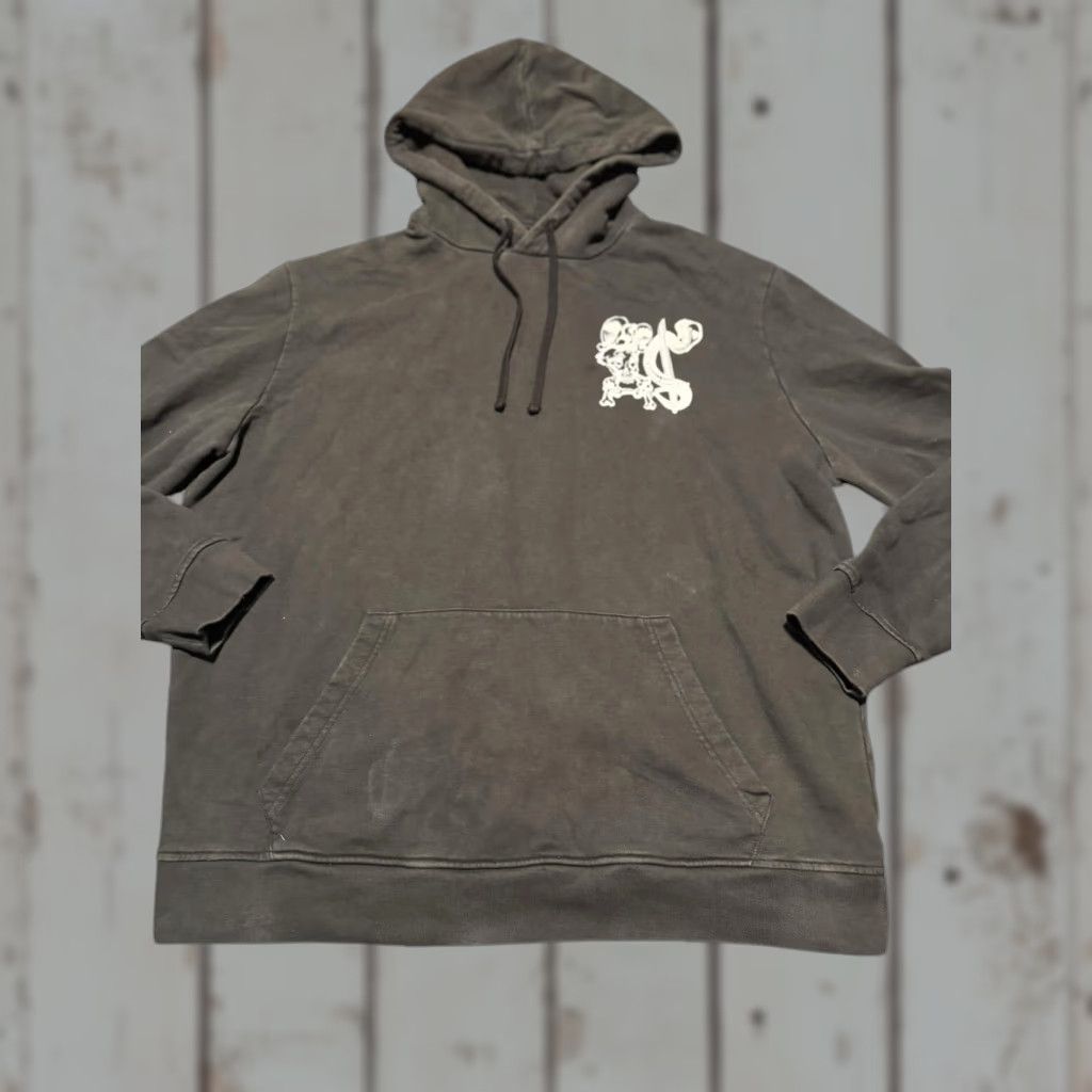 Allsaints AllSaints Hoodie Mens Black Saberattler Graphic Hooded Pullover L Large Sweatshirt - Logo Size US L / EU 52-54 / 3 - 1 Thumbnail