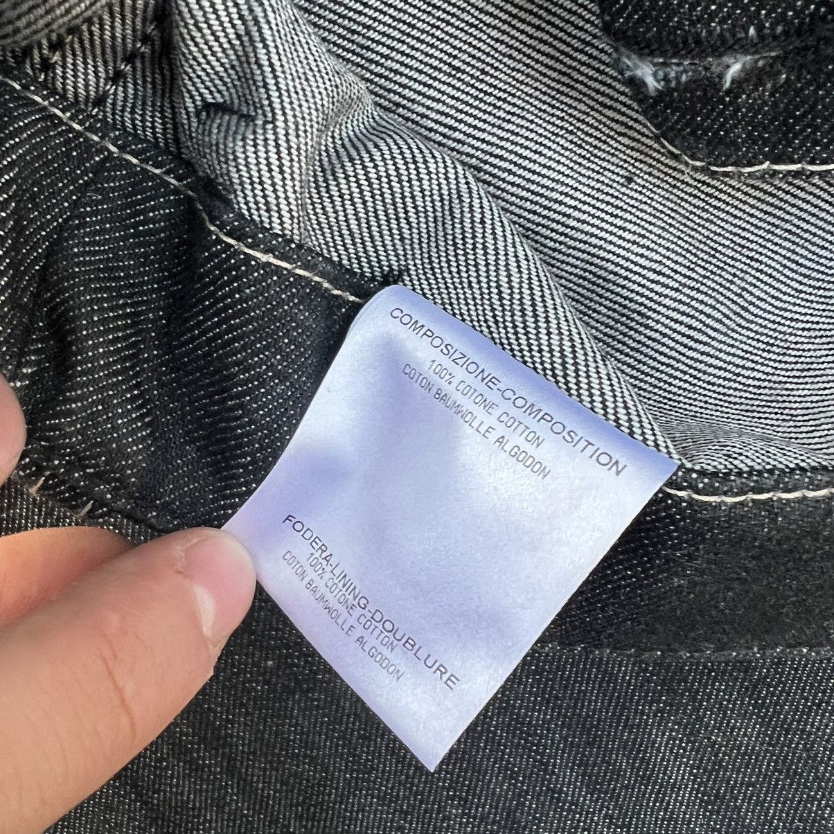 Balenciaga × Japanese Brand BALENCIAGA Denim Black Flared Low Rise Jeans 27 Size 27" / US 4 / IT 40 - 15 Thumbnail