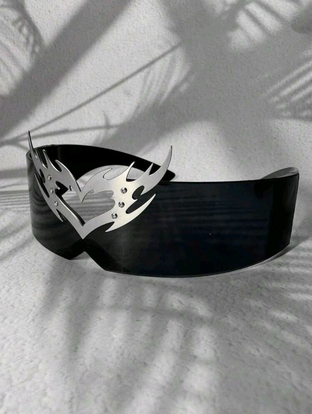 Electric Visual × Japanese Brand Cartoon Sci-fi Y2K Heart Decor Sunglasses sh Size ONE SIZE - 4 Thumbnail