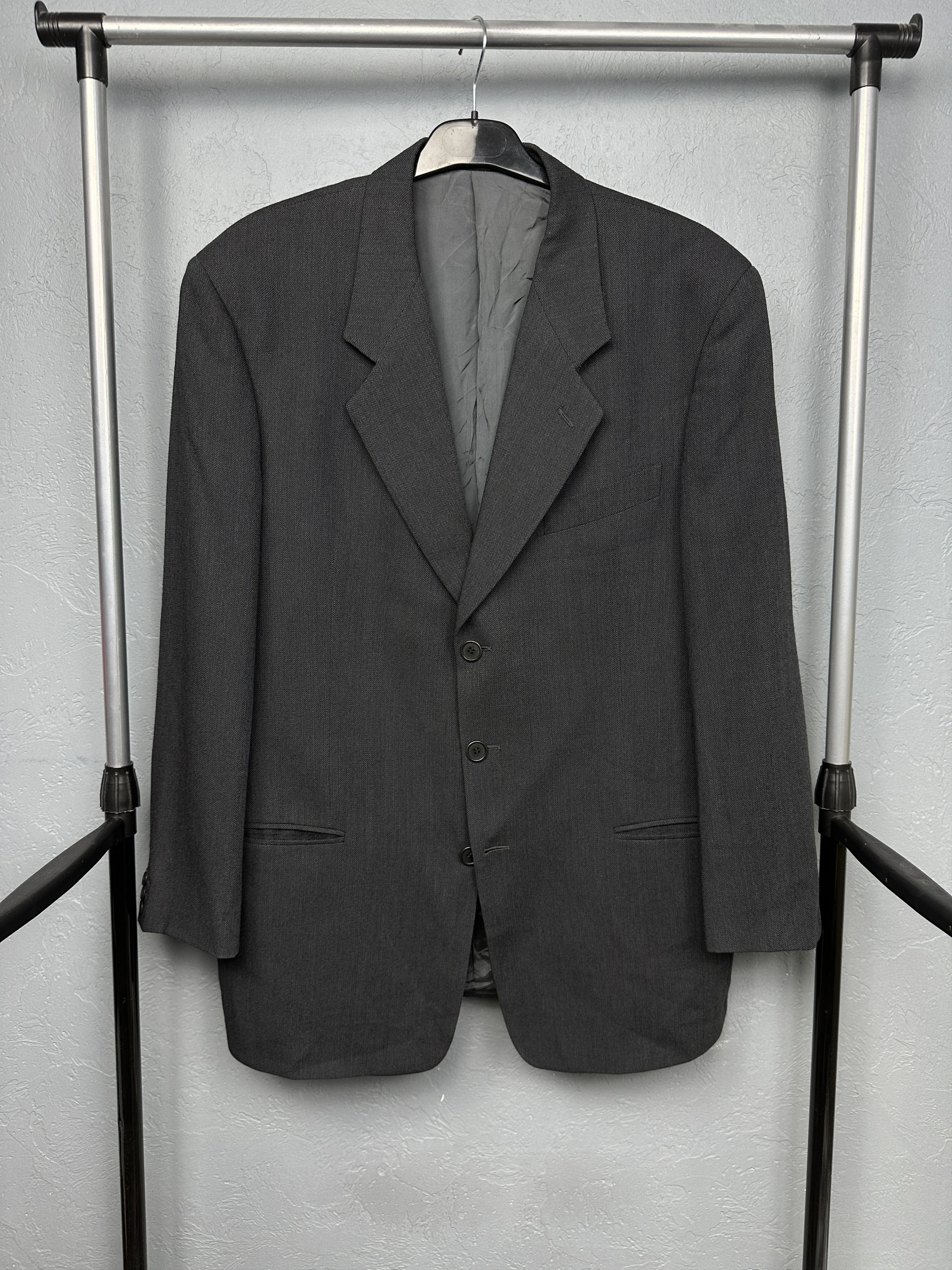 Giorgio Armani Giorgio Armani Vintage Mens Wool Blazer Jacket Size US L / EU 52-54 / 3 - 1 Thumbnail