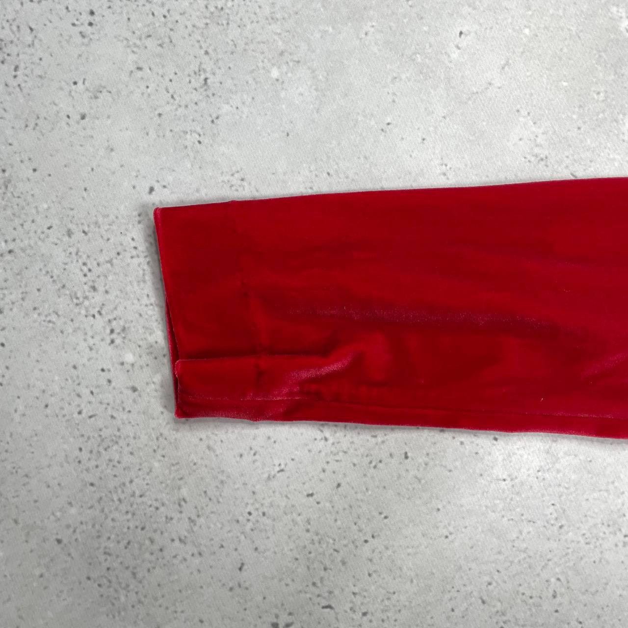 Emporio Armani Emporio Armani Two Button Velour Blazer Women’s Red Size 46 Size L / US 10 / IT 46 - 18 Thumbnail