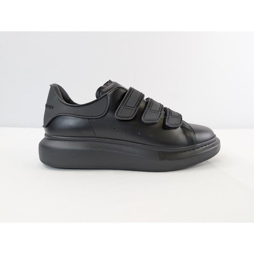 Alexander McQueen o1rshd1 Larry Oversized Triple Strap Sneaker in Black Size US 11 / EU 44 - 4 Thumbnail