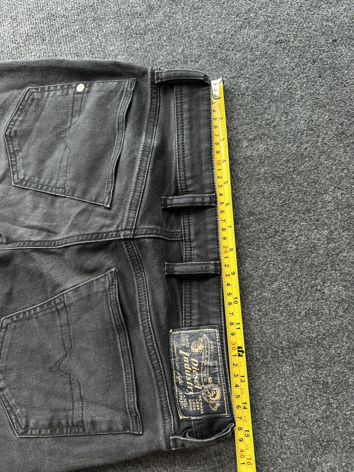 Diesel 🚨 RARE DIESEL MEN DENIM JEANS AVANT GARDE IFSIXWASNINE Y2K Size US 29 - 20 Thumbnail