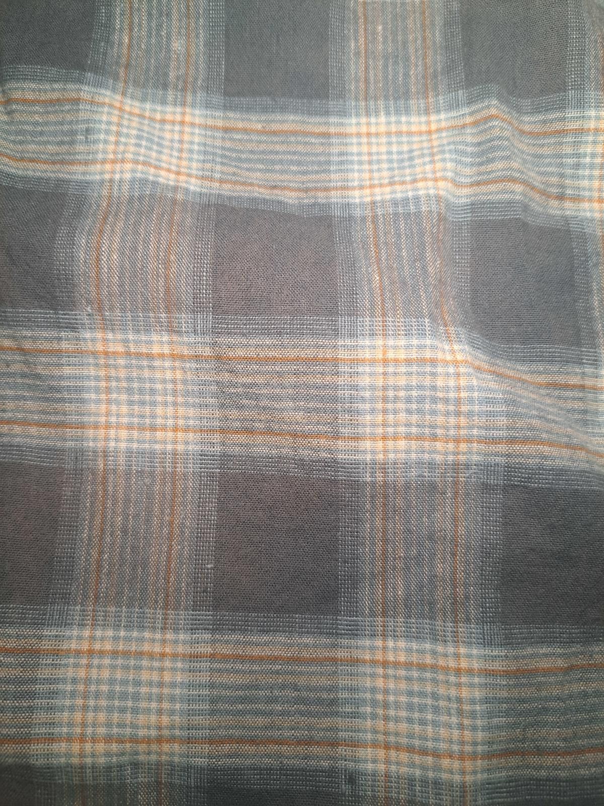 L.L. Bean LL Bean Flannel Button Up Shirt Mens Large Gray Plaid Hemp Size US L / EU 52-54 / 3 - 4 Thumbnail