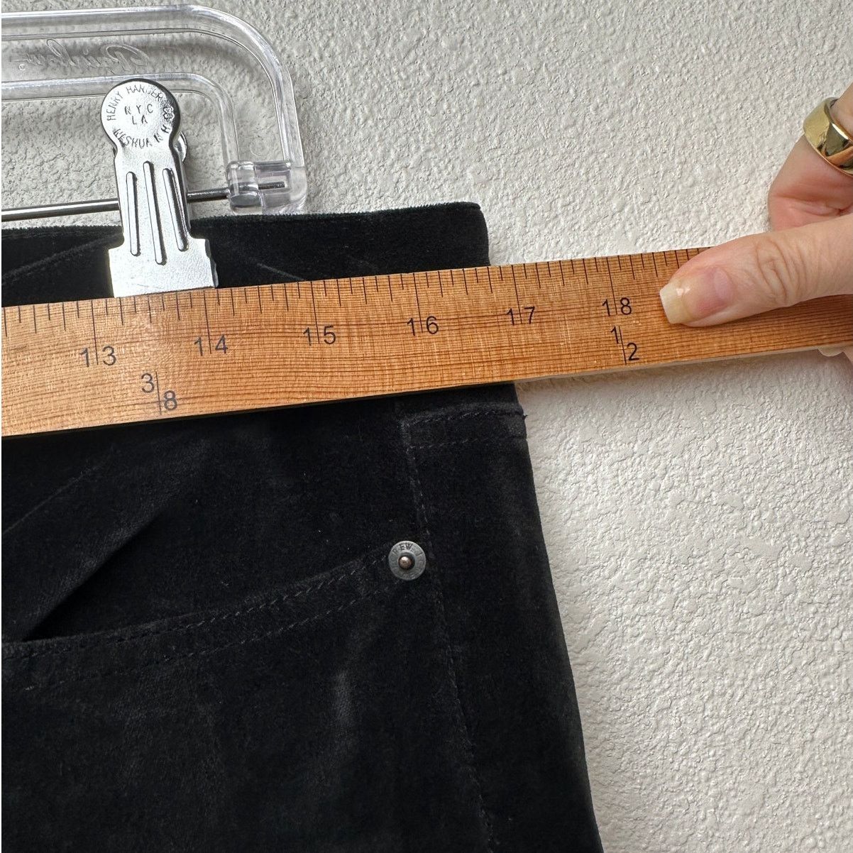 J.Crew J.Crew Pants Black Velour Womens US 30 Toothpick Ankle Size 30" / US 8 / IT 44 - 9 Thumbnail