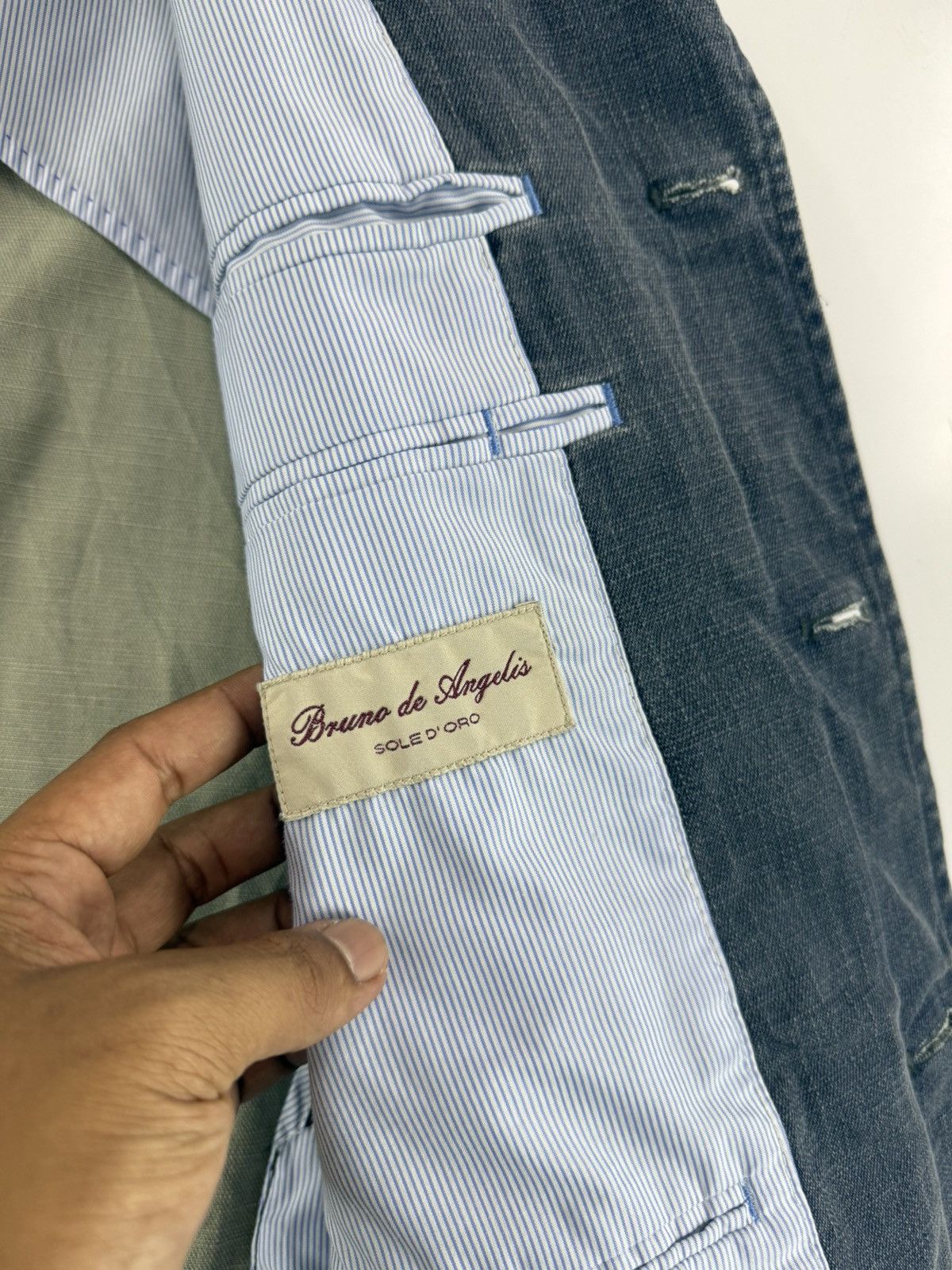 Vintage 🔥 Vintage Denim Bruno De Angelis Amekaji Chore Jacket - L Size US M / EU 48-50 / 2 - 9 Thumbnail