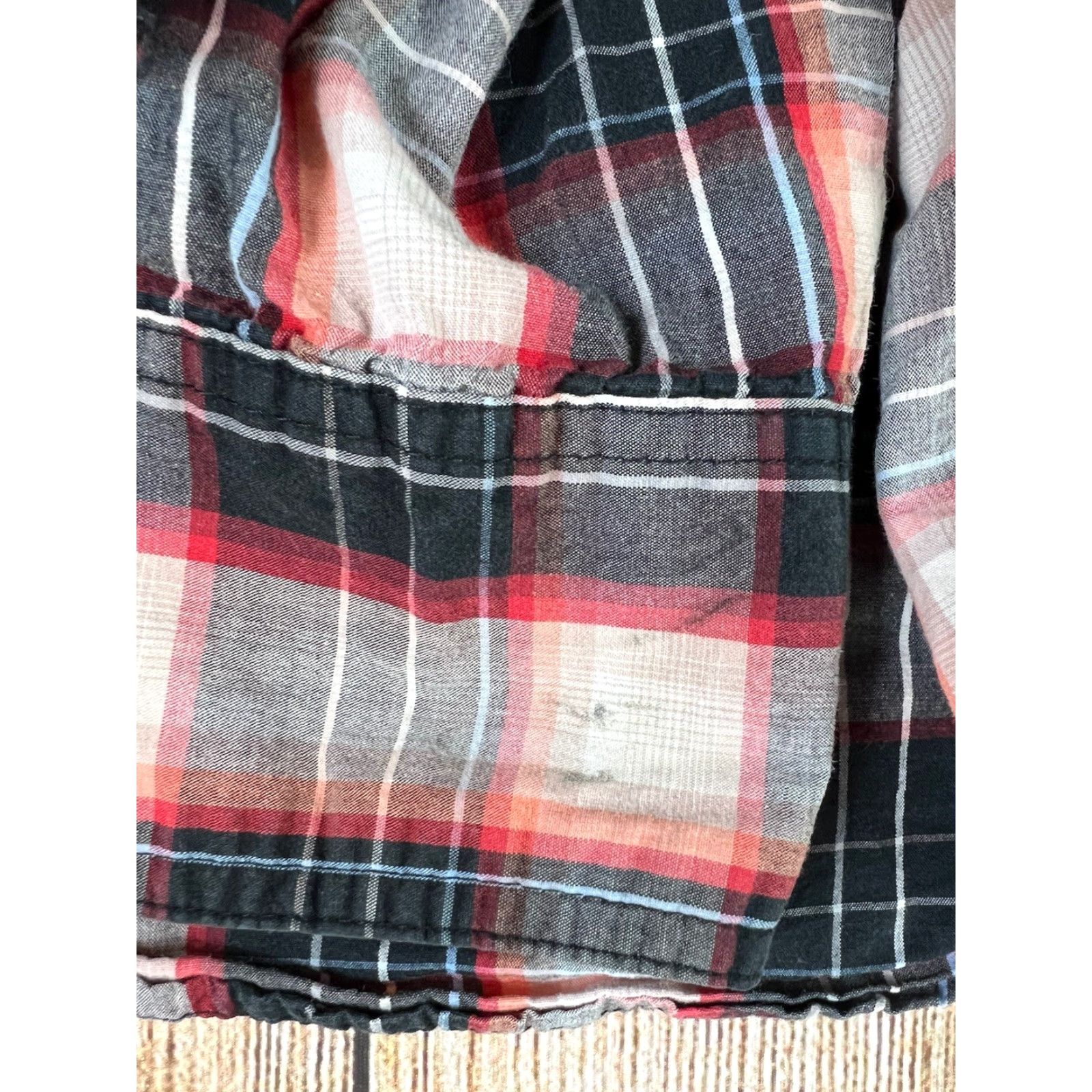 Wrangler Wrangler Plaid Button-Up Long Sleeve Shirt L Mens Multicolor Western Cowboy Rugged Wear Size US L / EU 52-54 / 3 - 6 Thumbnail