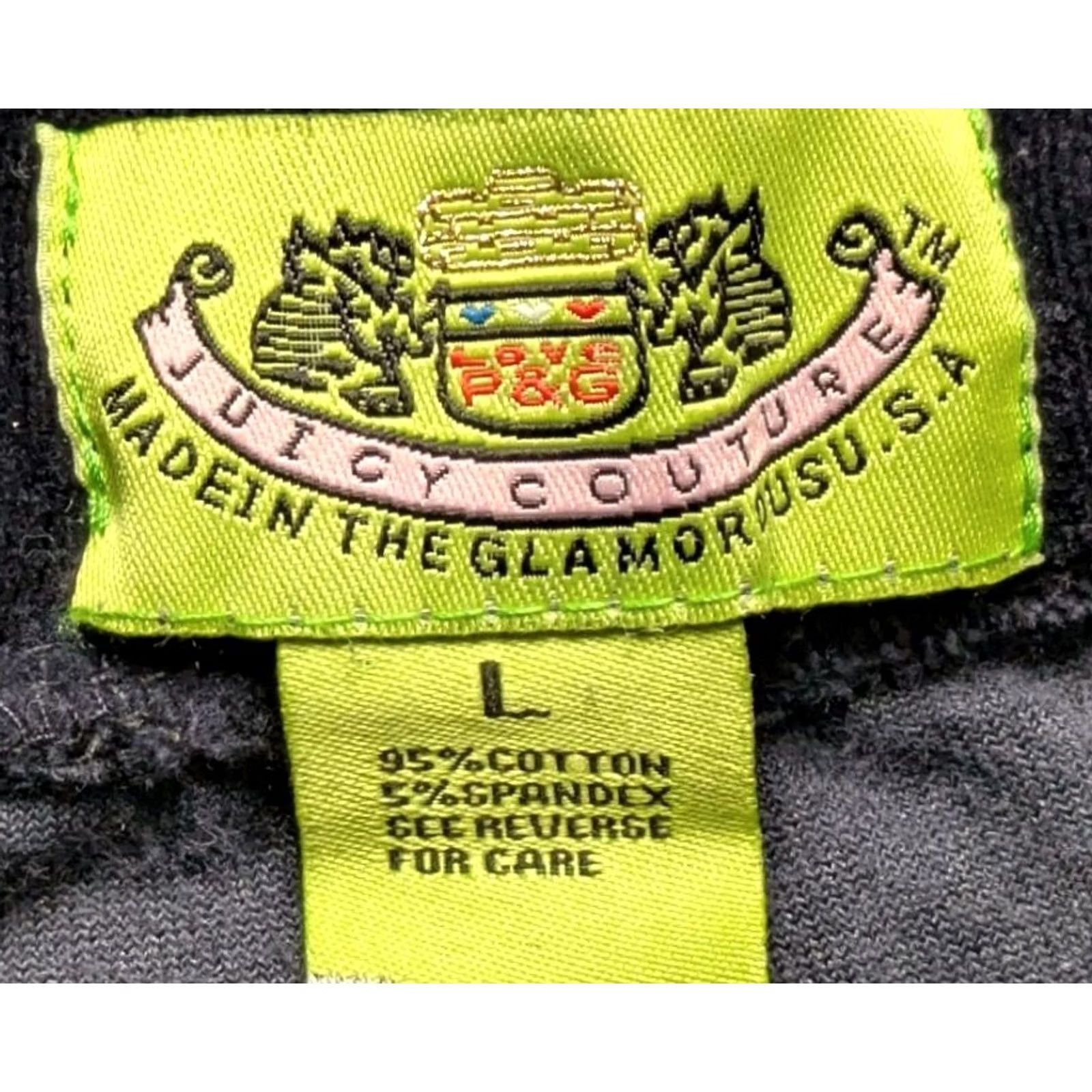 Juicy Couture VINTAGE Juicy Couture Hoodie Jacket Crown Preppy Royalty Y2K Velour USA Large Blue Womens Size L / US 10 / IT 46 - 7 Thumbnail
