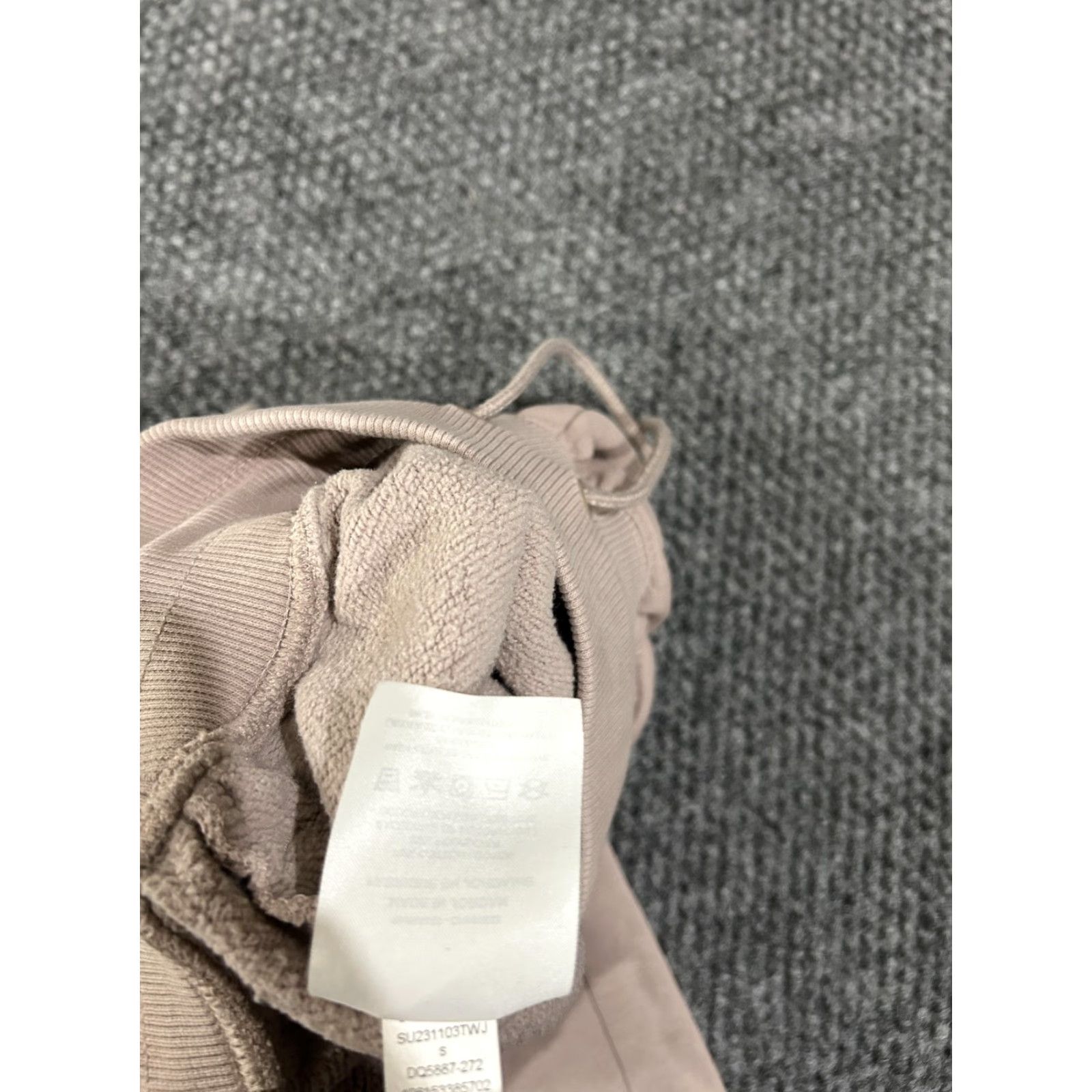 Nike Nike Sweatpants Mens Small Beige Fleece Joggers Swoosh Logo Athletic Pants Size US 29 - 7 Thumbnail