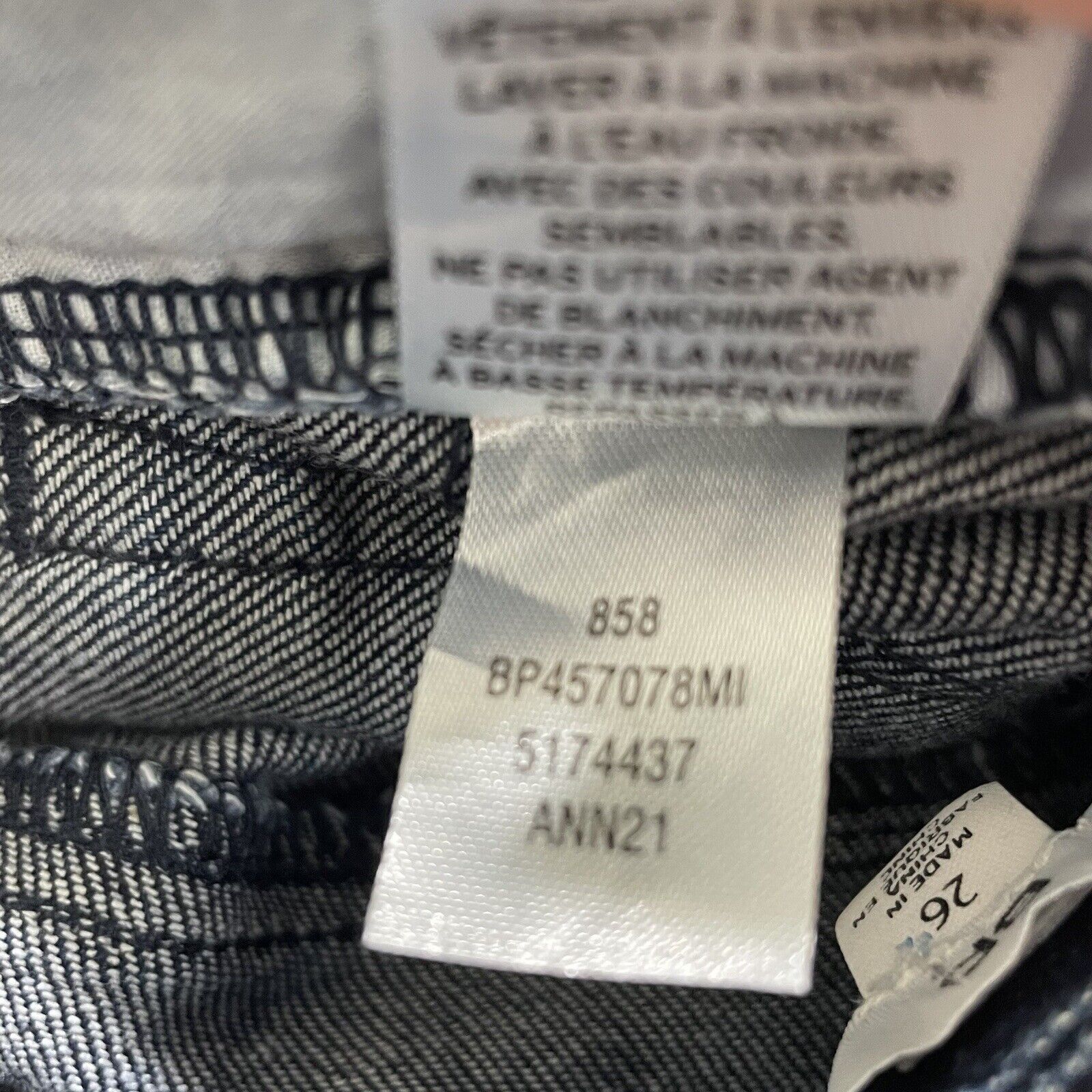 Nordstrom BP High-Rise Skinny Dark Wash Ankle Jeans Exposed Button Size 26" / US 2 / IT 38 - 14 Thumbnail
