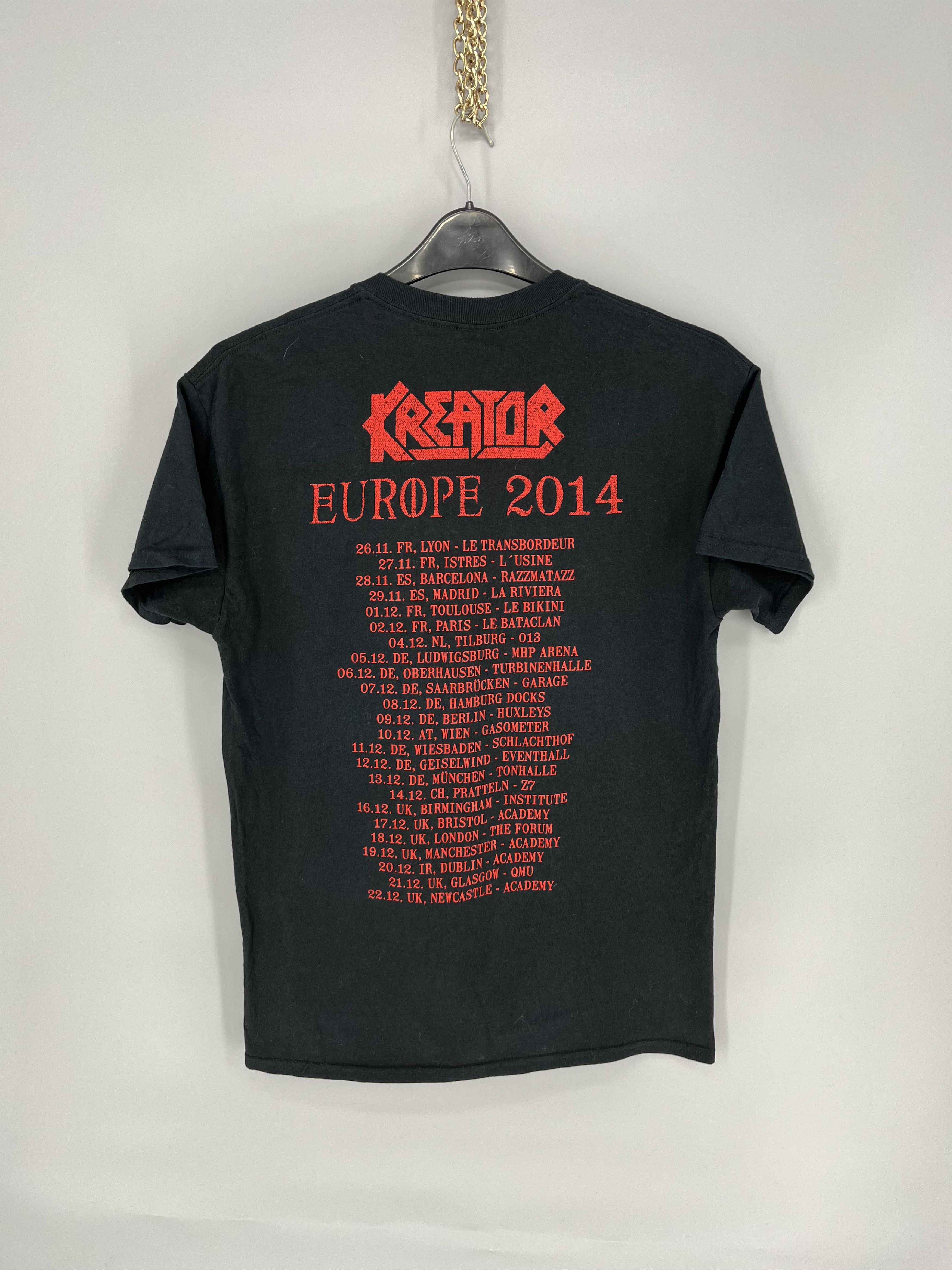 Band Tees Vintage Y2K KREATOR 2014 Tour T-Shirt Size US M / EU 48-50 / 2 - 9 Thumbnail