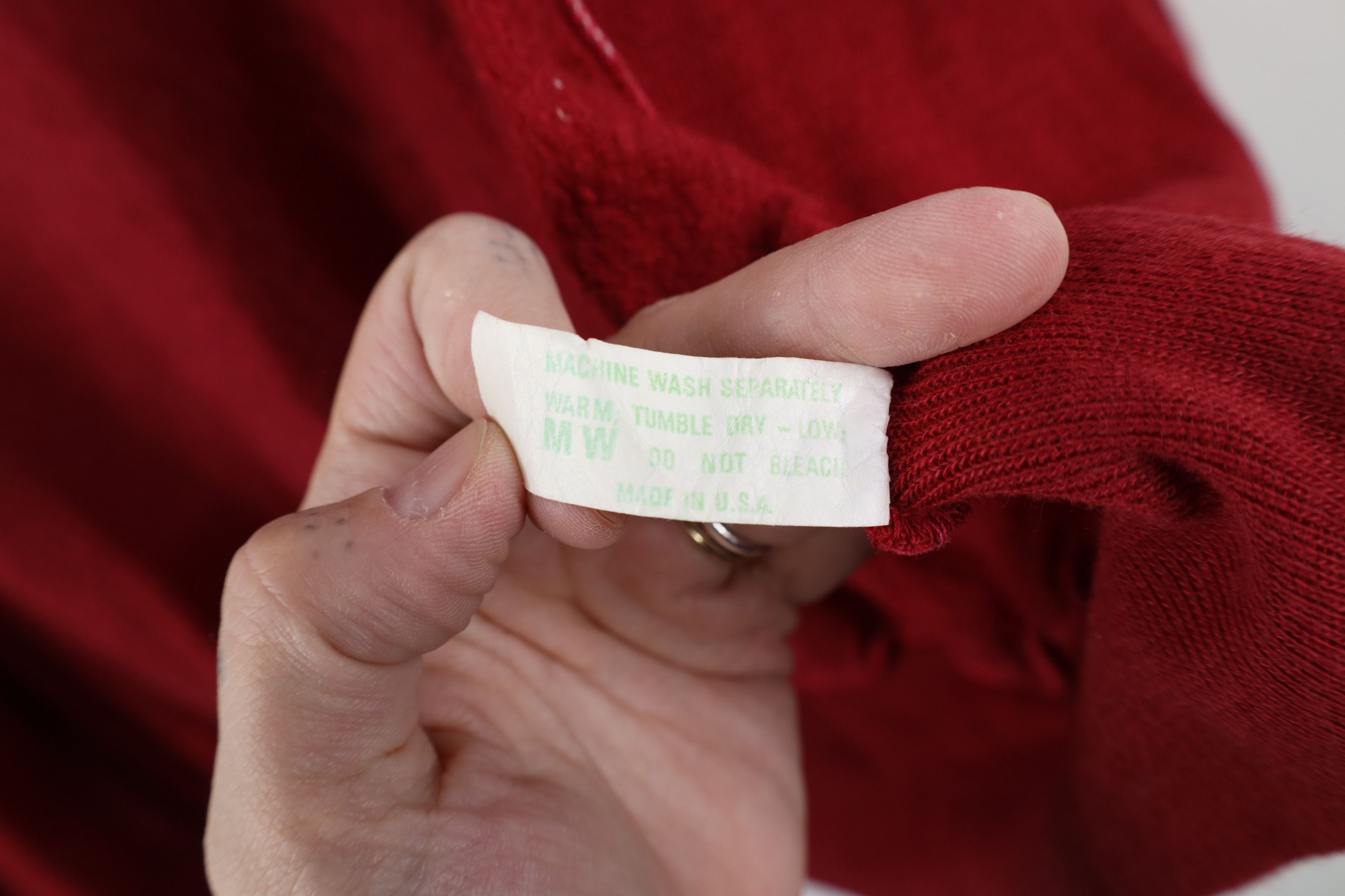 Wrangler Vintage 70s Wrangler Knit Warm Up Track Jacket Red USA Size US XL / EU 56 / 4 - 9 Thumbnail