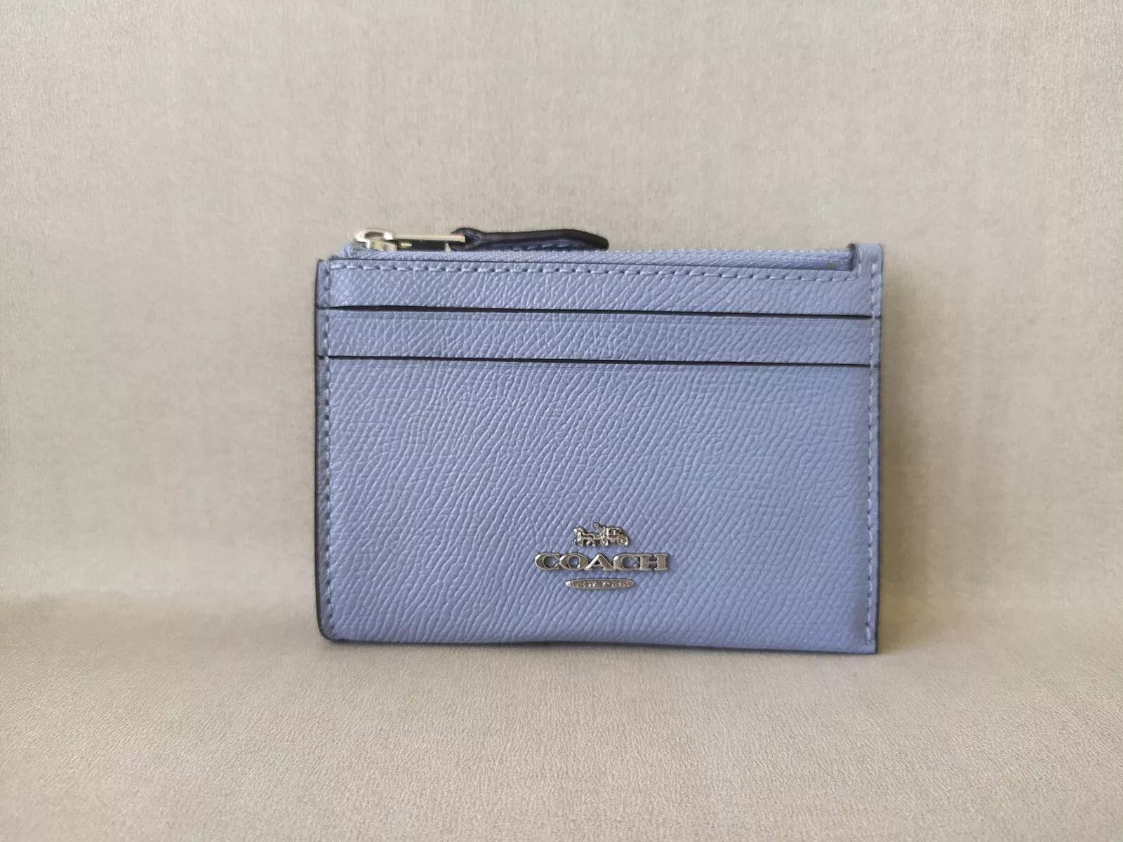 Coach Coach Mini Skinny ID zip CardCase cross grain leather T 9138 Size ONE SIZE - 2 Thumbnail