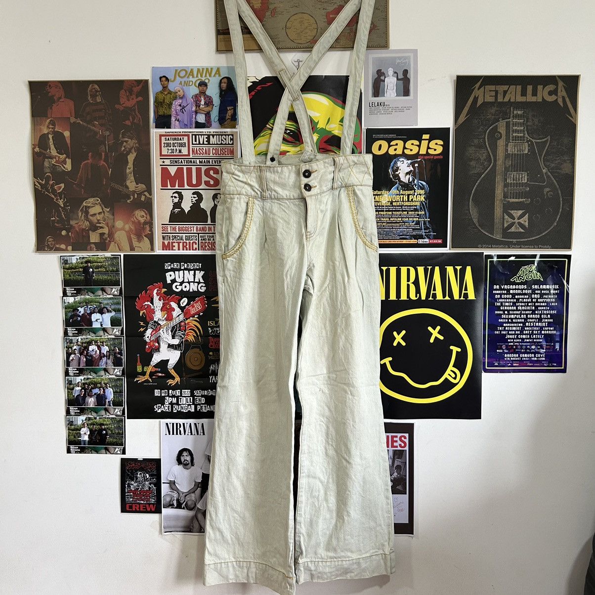 Vintage Vintage Japanese Brand Flare Overall Size US 32 / EU 48 - 1 Thumbnail
