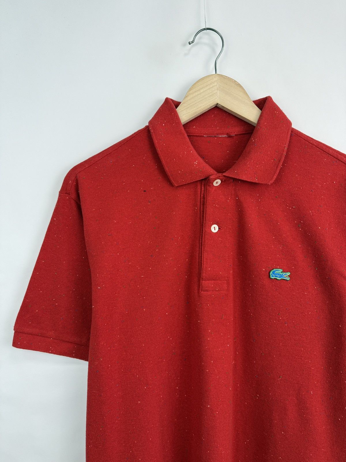 Lacoste 🇫🇷 Y2K Lacoste Art Polo T-Shirt Made in France Retro Rare Size US L / EU 52-54 / 3 - 2 Thumbnail