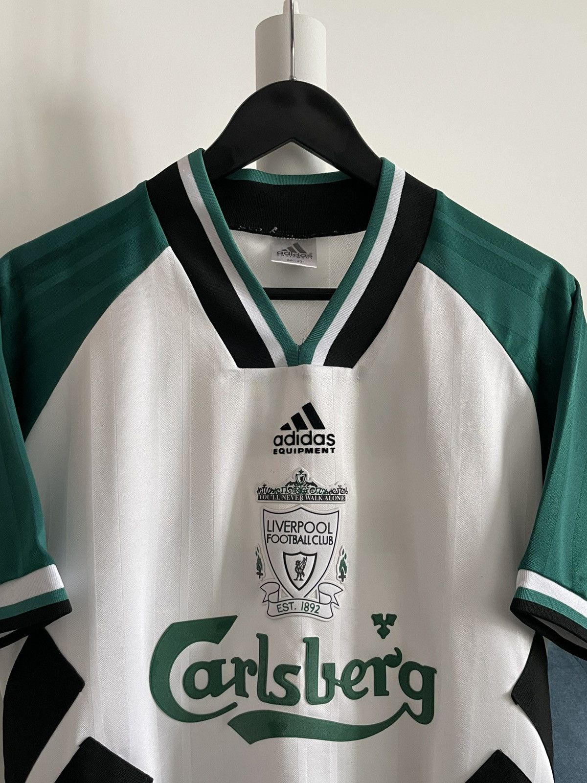 Adidas Vintage Adidas Liverpool 1993/1995 Away Jersey #23 Fowler Size US M / EU 48-50 / 2 - 6 Thumbnail