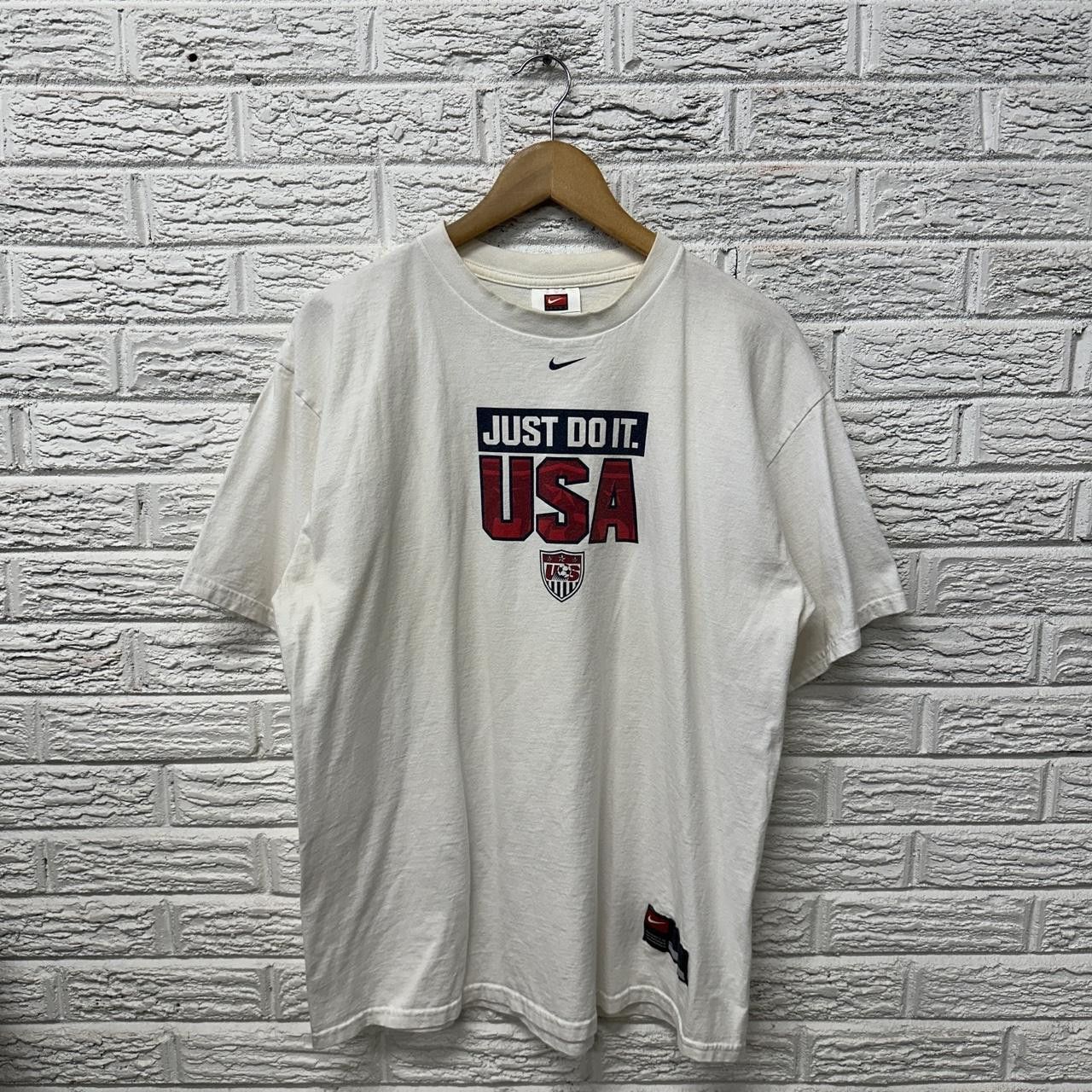 Nike Y2K Nike USA Soccer White Tee Shirt Large Size US XL / EU 56 / 4 - 2 Thumbnail