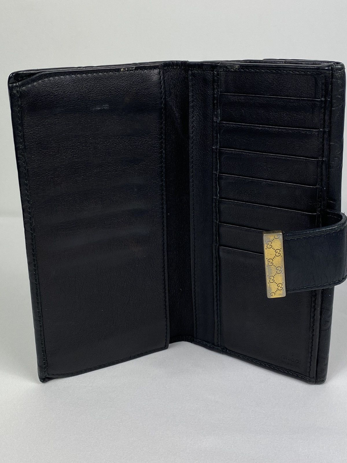 Gucci GG Guccissima leather long wallet