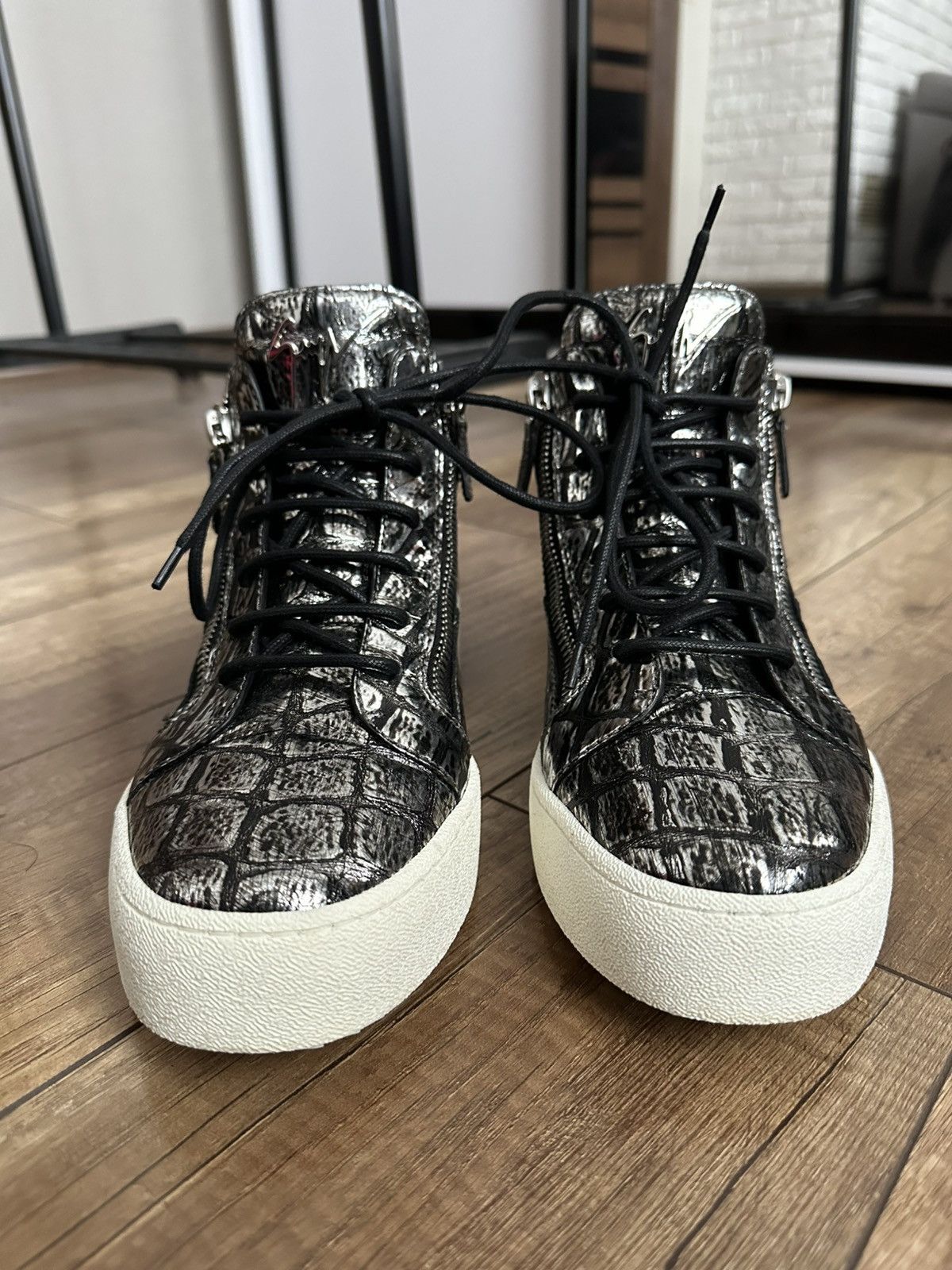 Giuseppe Zanotti Giuseppe Zanotti Kriss High Top Sneakers Shoes Size US 9 / EU 42 - 10 Thumbnail