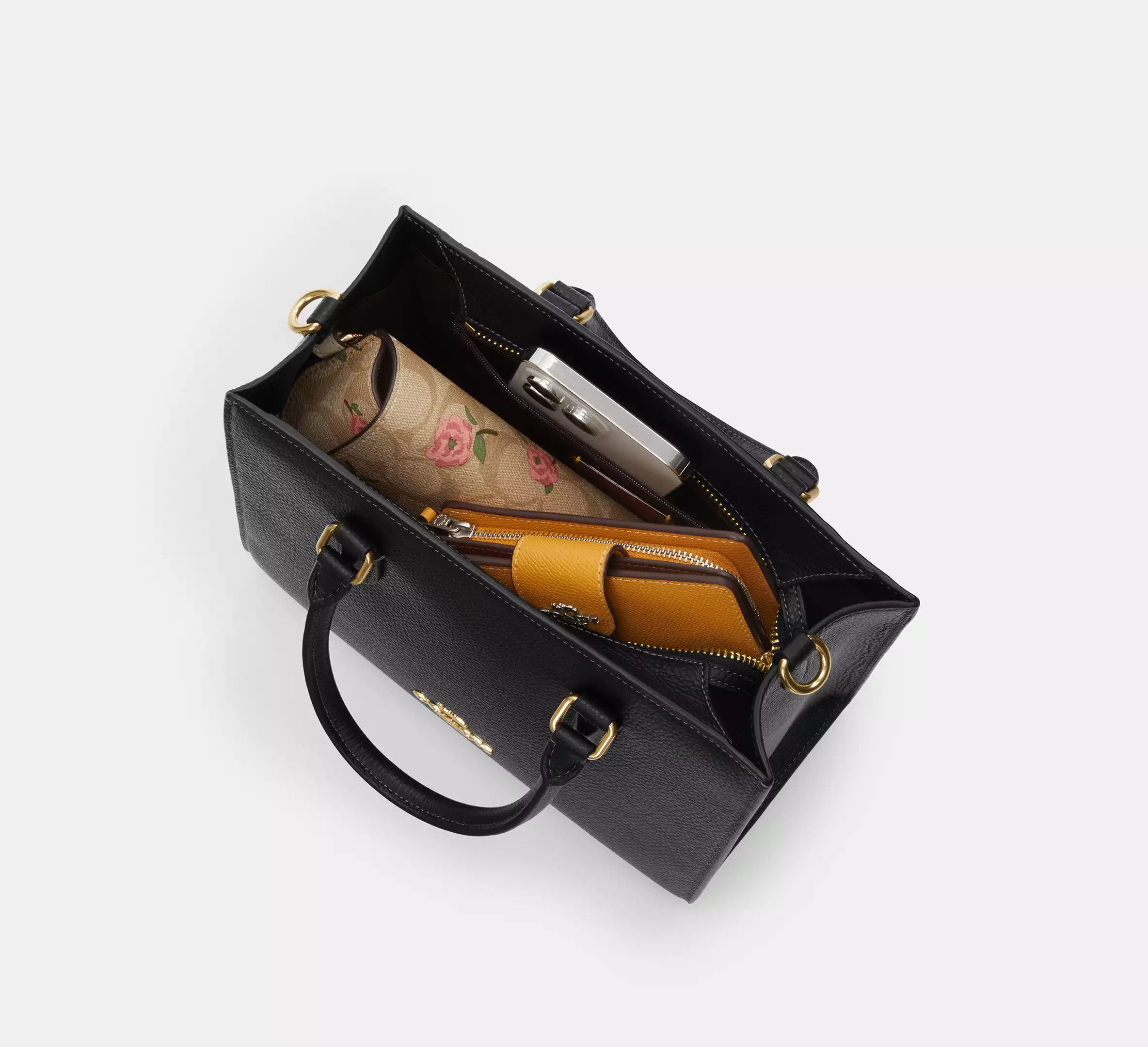 Coach Maggie Small Tote Bag In Blocked Signature Canvas CY676 Size ONE SIZE - 5 Thumbnail