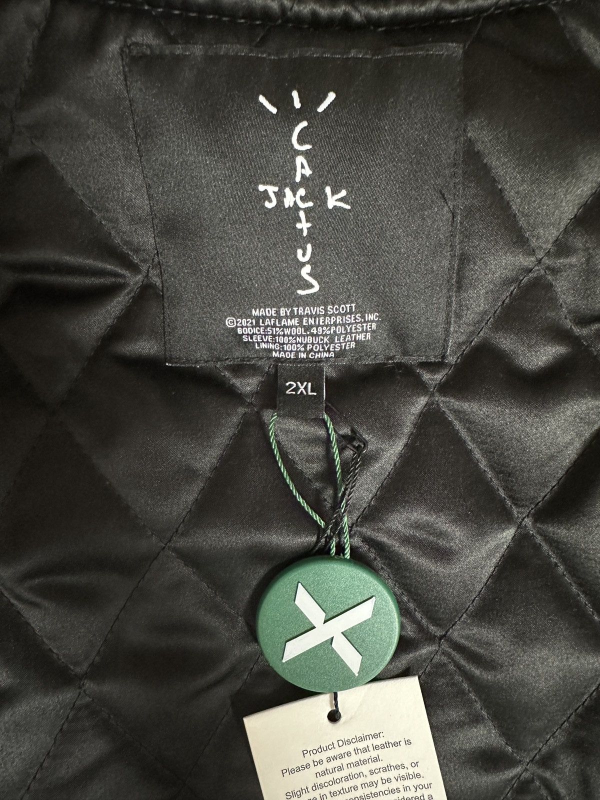 Fragment Design Travis Scott Cactus Jack Fragment Letterman Varsity Jacket Size US XXL / EU 58 / 5 - 8 Thumbnail
