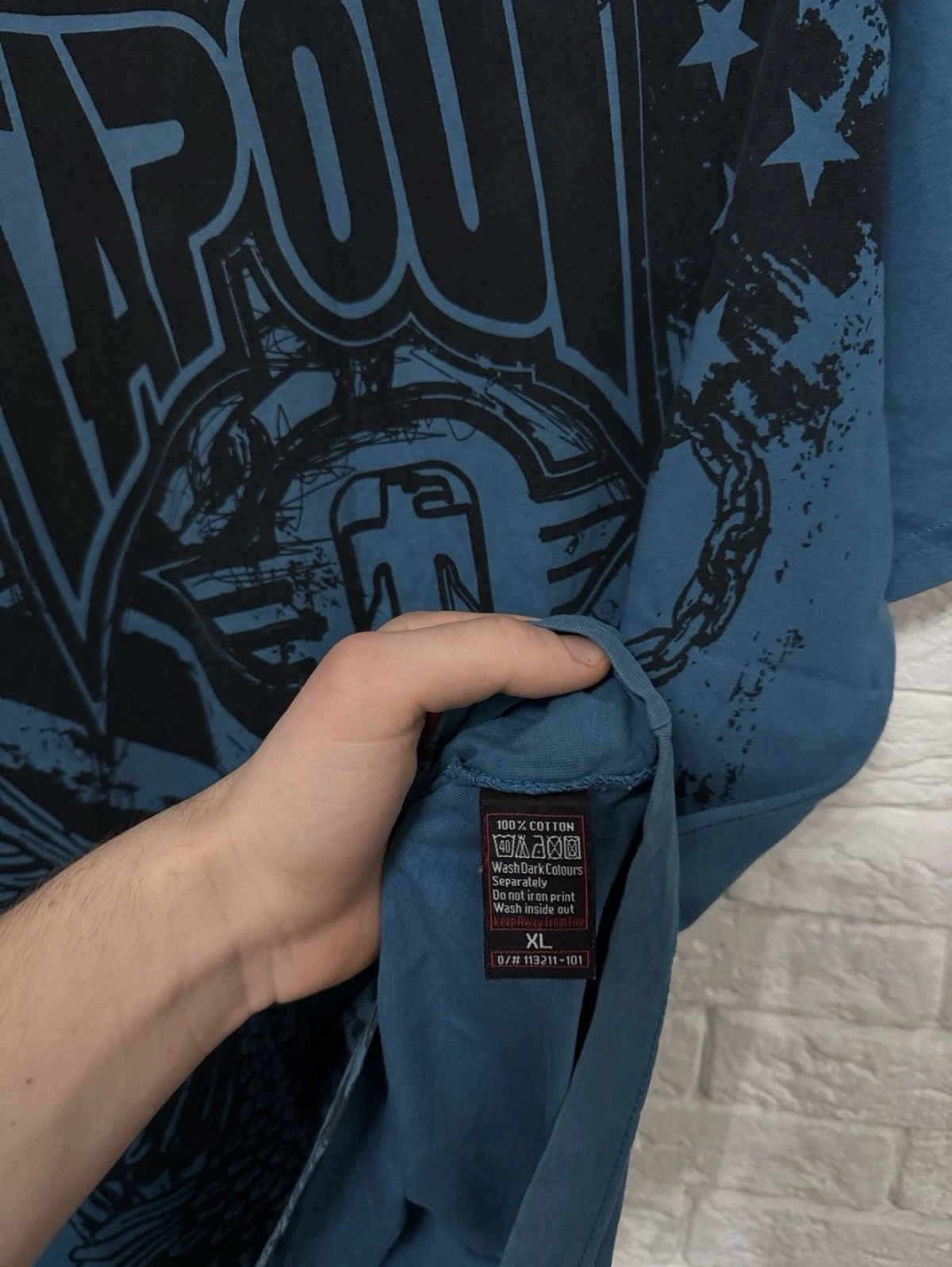 Tapout Vintage Tapout Y2K Huge Logo T-shirt Undergound Sz XL Size US XL / EU 56 / 4 - 5 Thumbnail