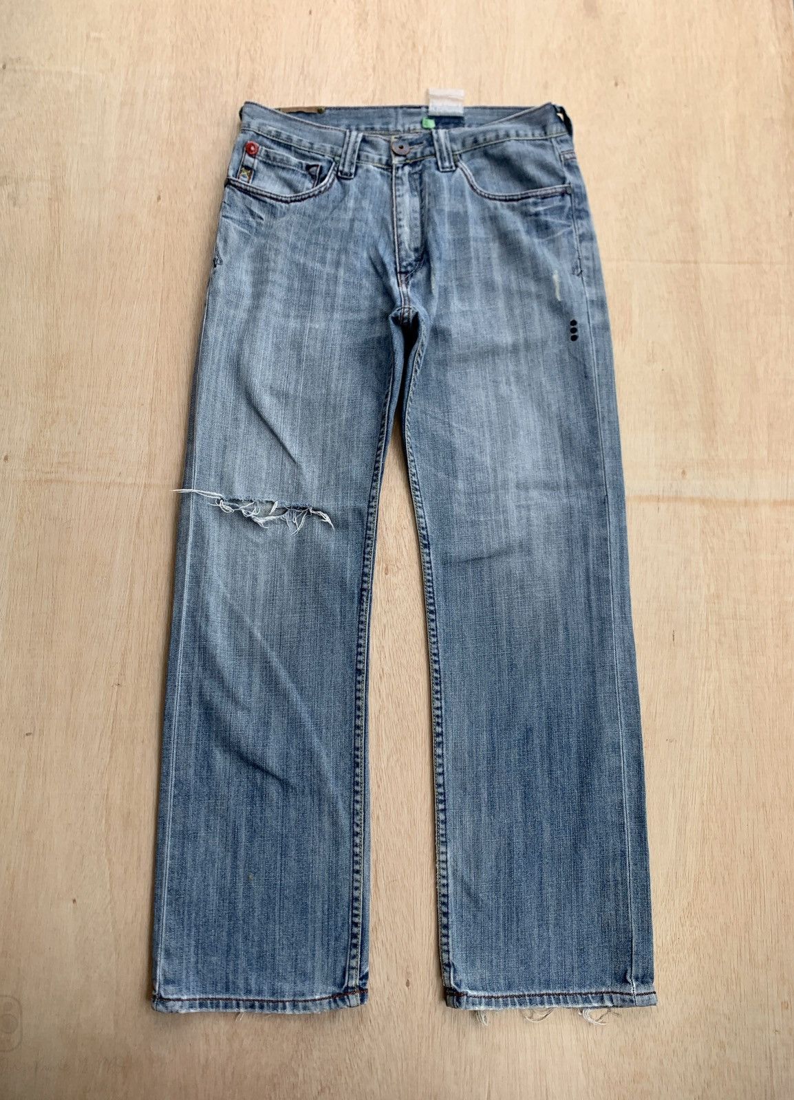 Hysteric Glamour × If Six Was Nine × Japanese Brand Distressed Denim Lost Ifsixwasnine style Jeans Size US 32 / EU 48 - 3 Thumbnail