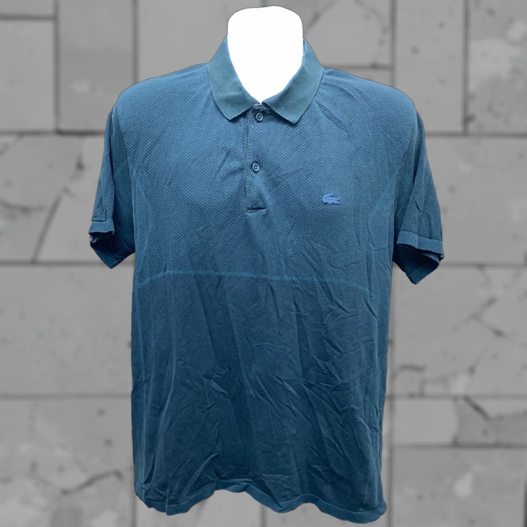 Lacoste Lacoste Polo Shirt Golf Short Sleeve Mens M Dark Green Solid Polo Shirt Mens Size US M / EU 48-50 / 2 - 1 Thumbnail