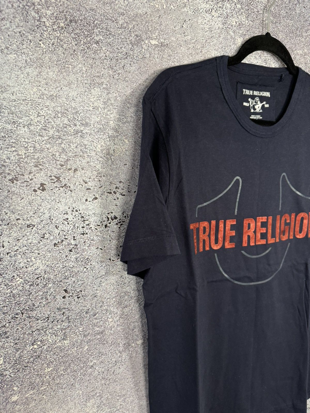 True Religion × Vintage Vintage True Religion Blue big logo tee Size US M / EU 48-50 / 2 - 5 Thumbnail