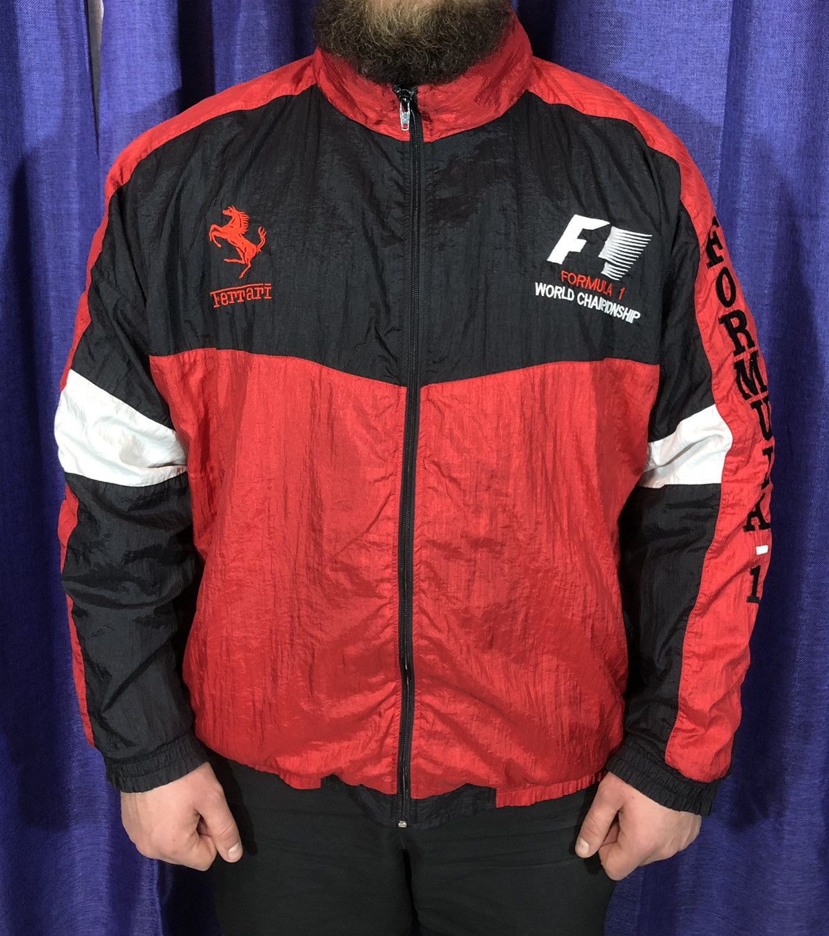 Ducati × Ferrari × Honda Ferrari Auto Moto Jacket Racing Size US XL / EU 56 / 4 - 2 Thumbnail