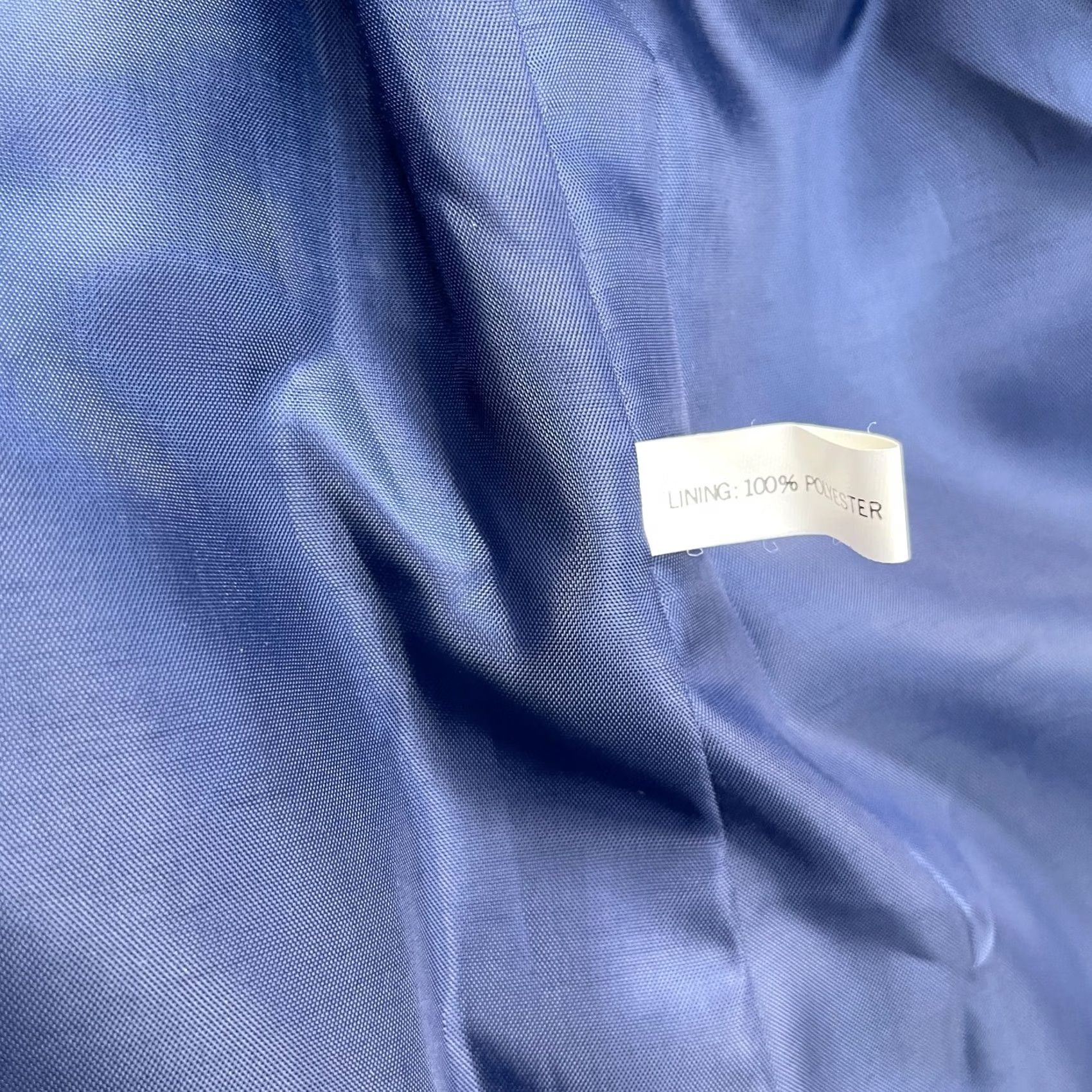 Vintage VINTAGE Papell Boutique Jacket Womens 10 Blue Blazer Coat Silk Lined Single Breasted Blazer Womens 10 Blue Silk Lined Buttoned City Retro 90s Womens Size L / US 10 / IT 46 - 5 Thumbnail