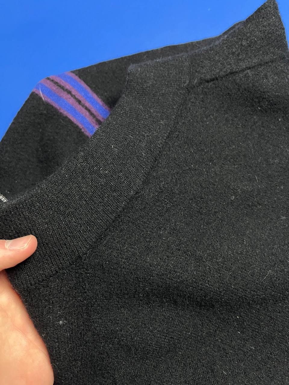 Yves Saint Laurent Vintage Yves Saint Laurent Wool Sweater Blue Striped Size US S / EU 44-46 / 1 - 11 Thumbnail