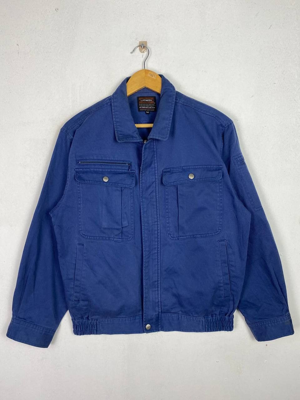 image of Workers Vintage s Worker Jacket Nice Design in Blue, Men's (Size Medium)