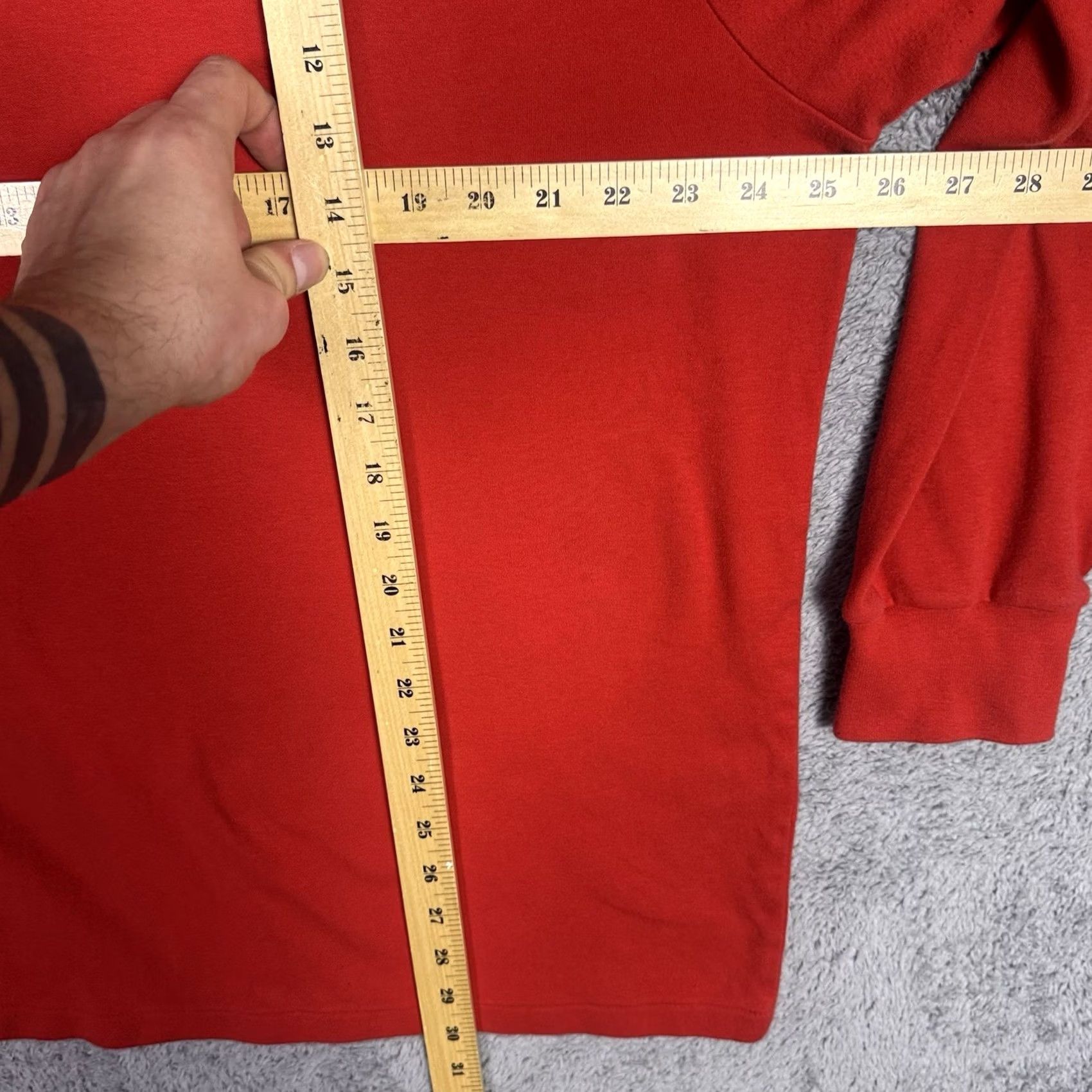 Ralph Lauren VINTAGE Polo Ralph Lauren Sweater Shirt Mens XL Mock Neck Pullover Knit Christmas Red Size US XL / EU 56 / 4 - 7 Thumbnail