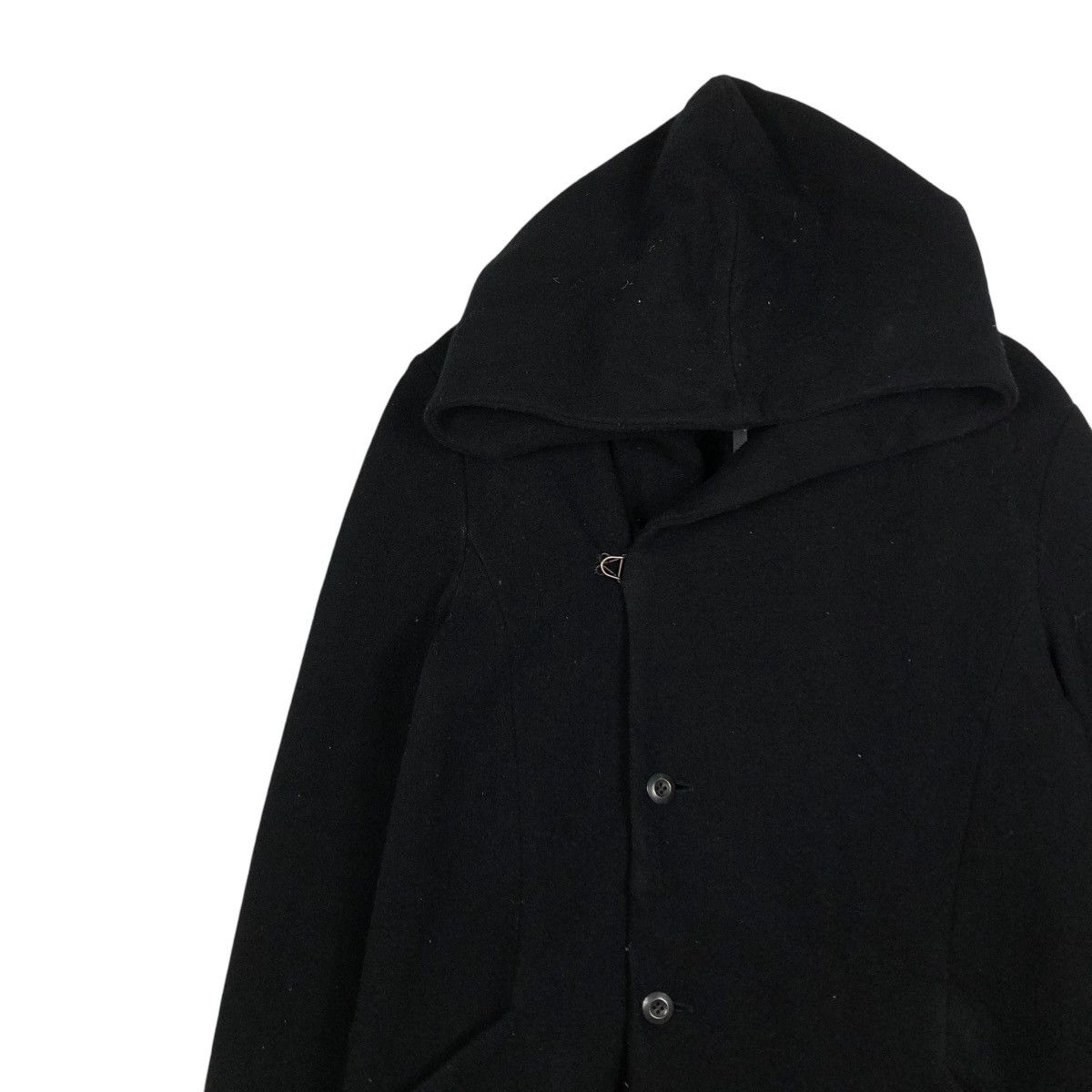 Kazuyuki Kumagai Attachment 🔥WOOL LONG JACKET HOODIE BONDAGE DESIGN KAZUYUKI KUMAGAI Size US M / EU 48-50 / 2 - 9 Thumbnail
