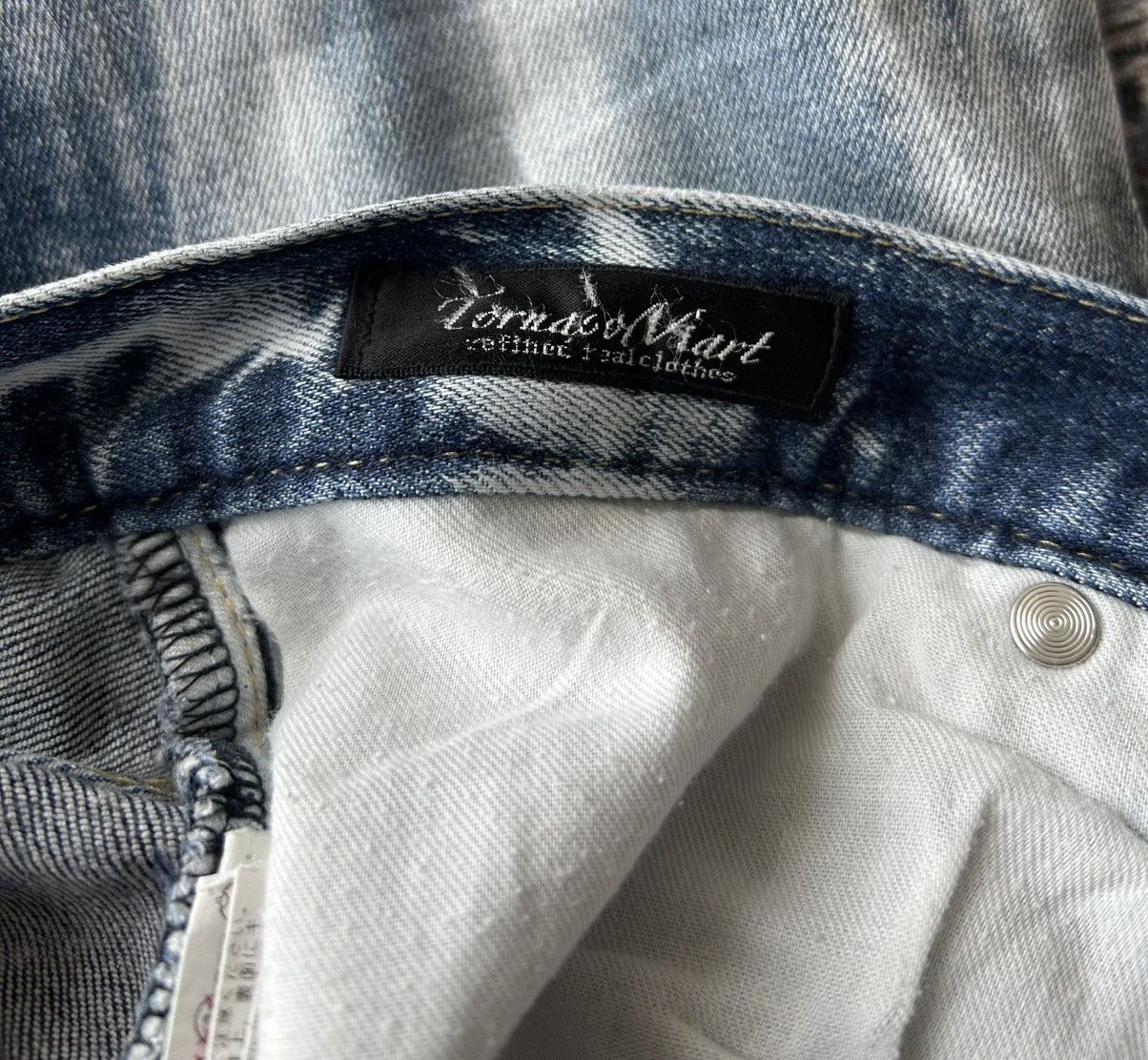 If Six Was Nine Rockstar Tornado Mart Acid Wash Jeans Size US 31 - 13 Thumbnail