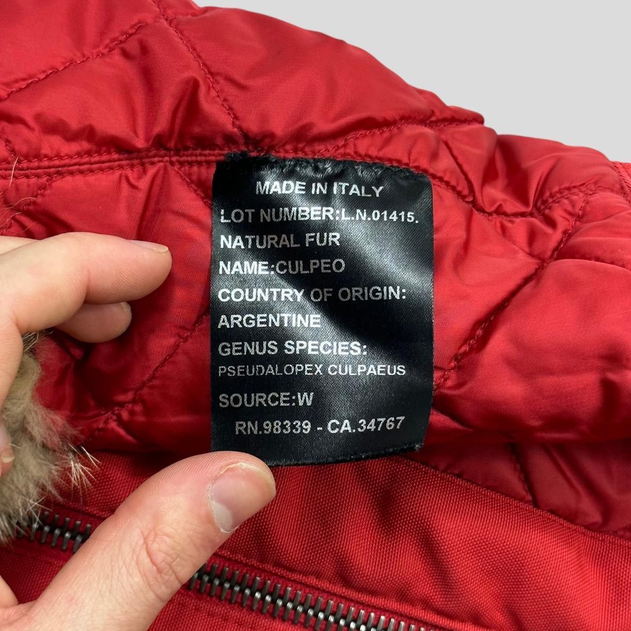 Prada Prada Sport 00’s Nylon Fox Fur Reversible Quilted Gilet IT44 Size M / US 6-8 / IT 42-44 - 6 Thumbnail