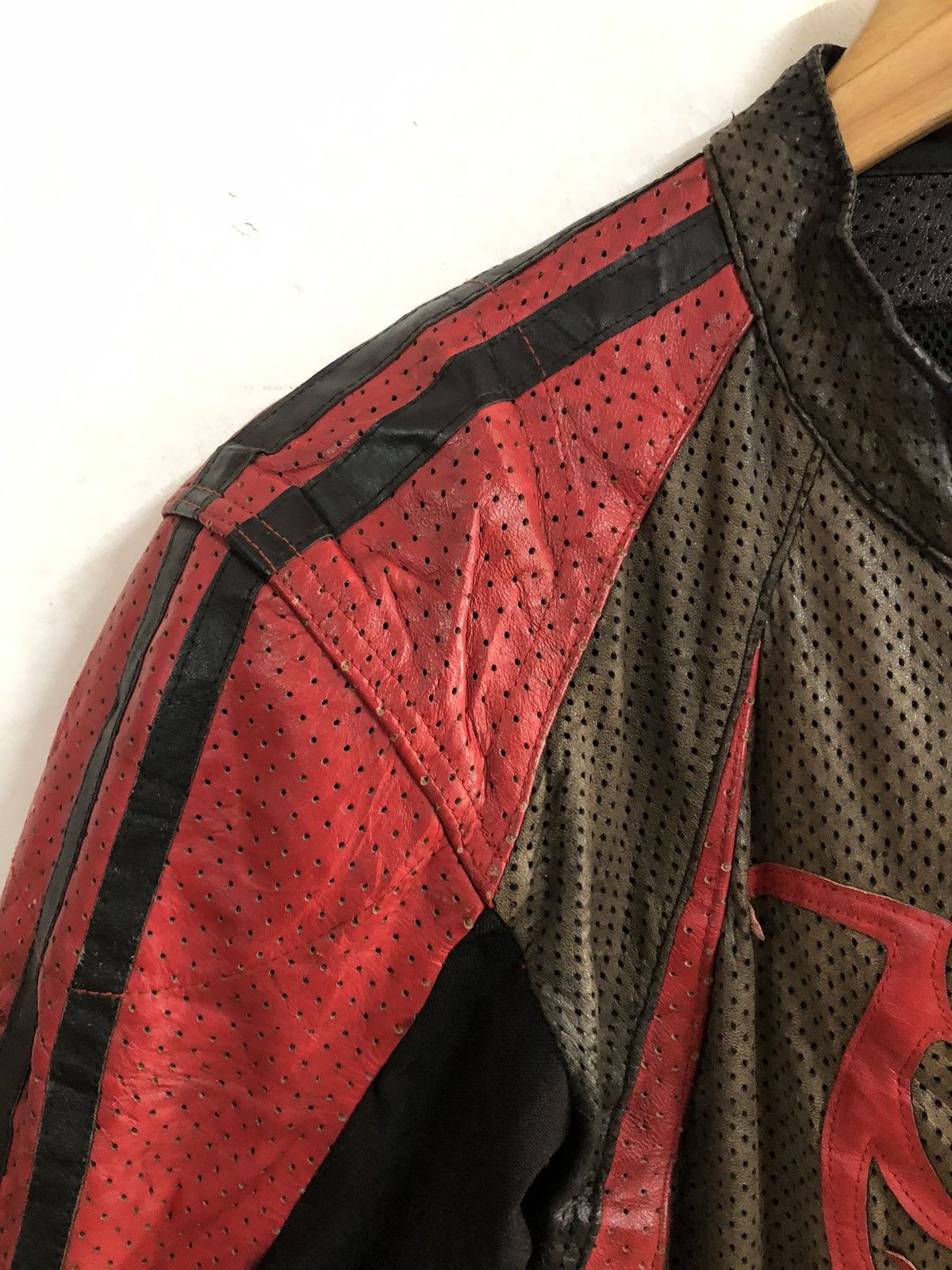 Japanese Brand Vintage Maxler Rider Motorsport Leather Jacket Size US L / EU 52-54 / 3 - 7 Thumbnail