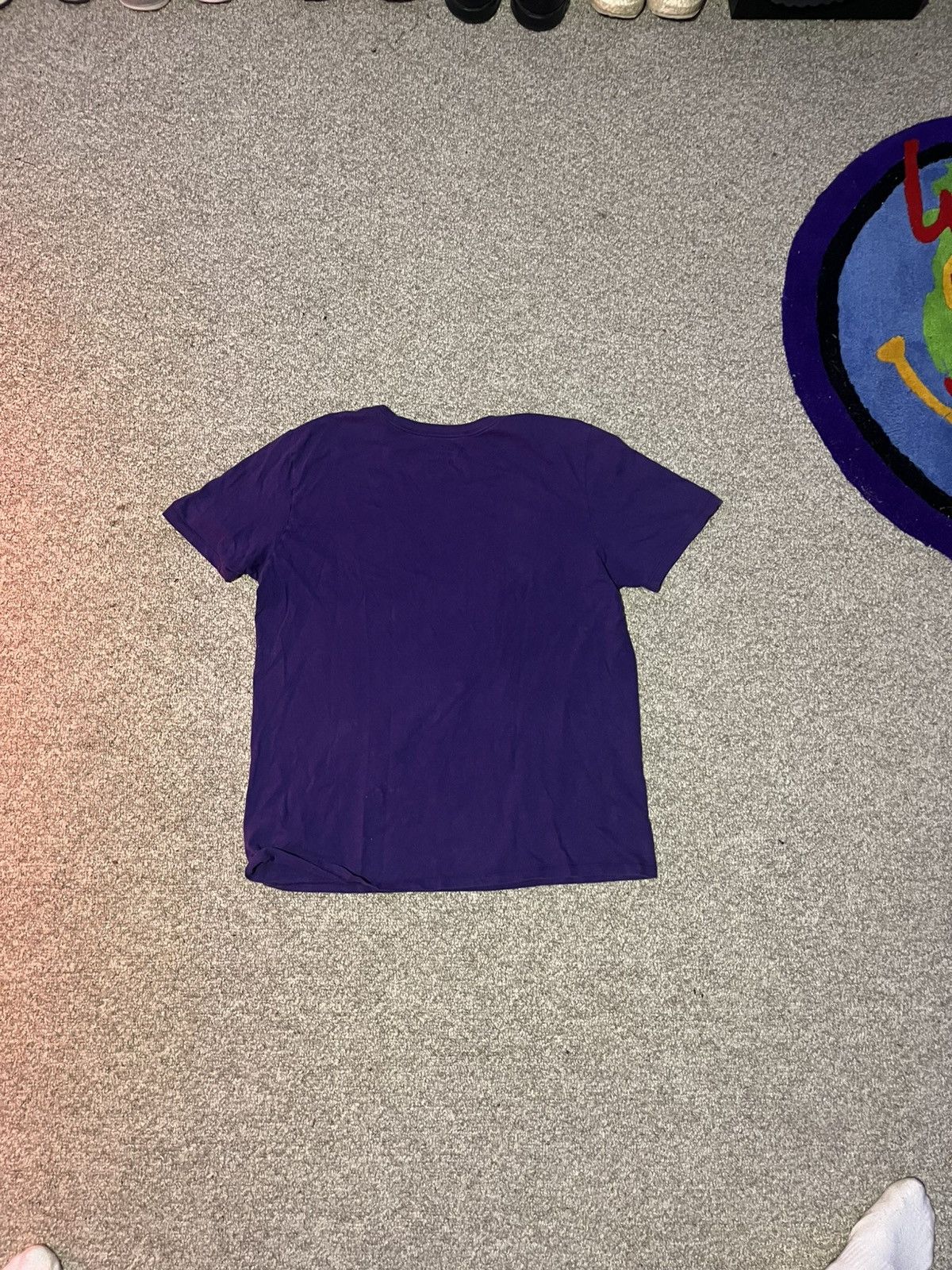Nike × Vintage VINTAGE Purple Nike Word-mark T shirt Size US L / EU 52-54 / 3 - 3 Thumbnail